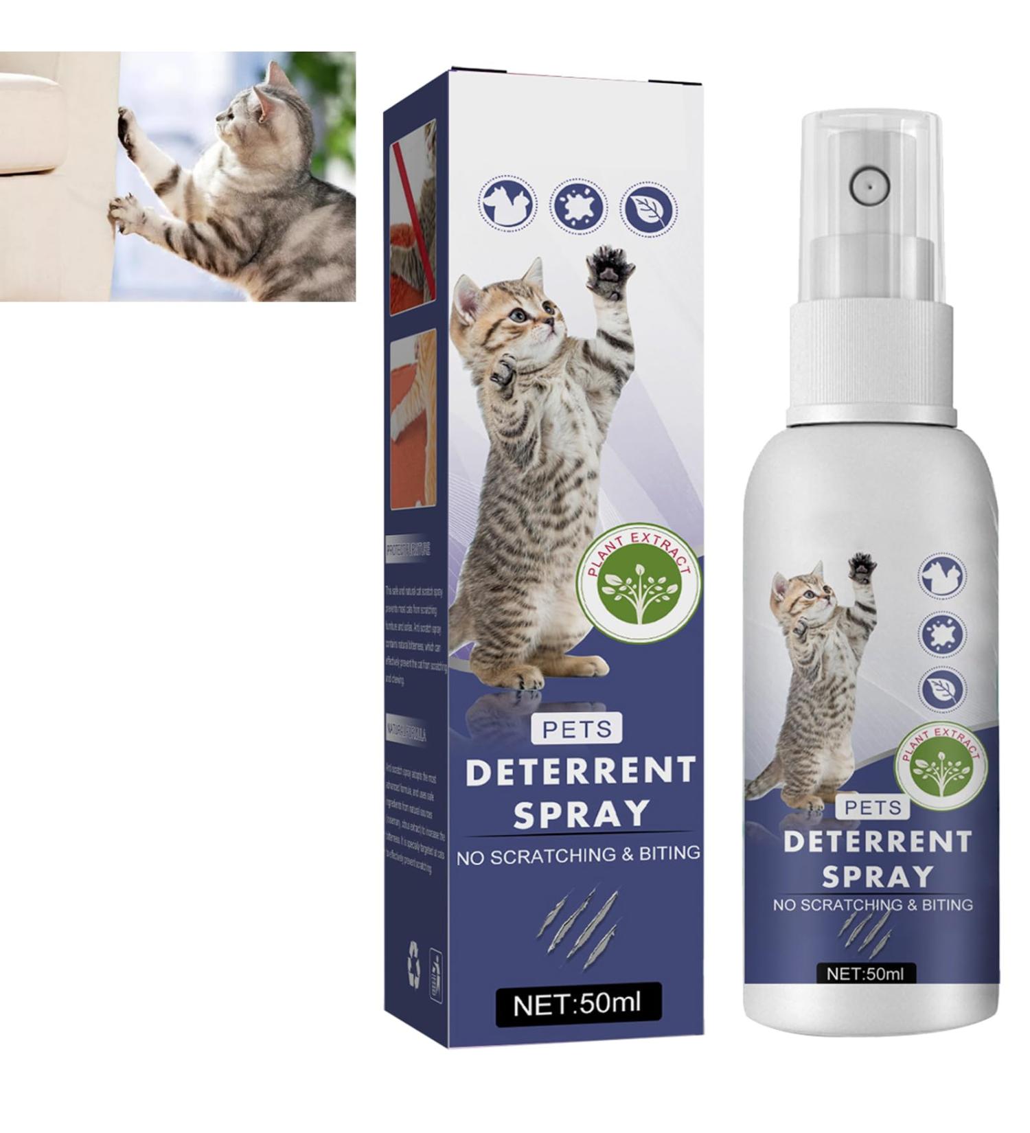 Buy Gnaumore Scratch-Resistant Spray for Cats & Dogs - Effective Scratch Protection for Furniture & Home - 50ml - Buy Online on SooperMarket.com