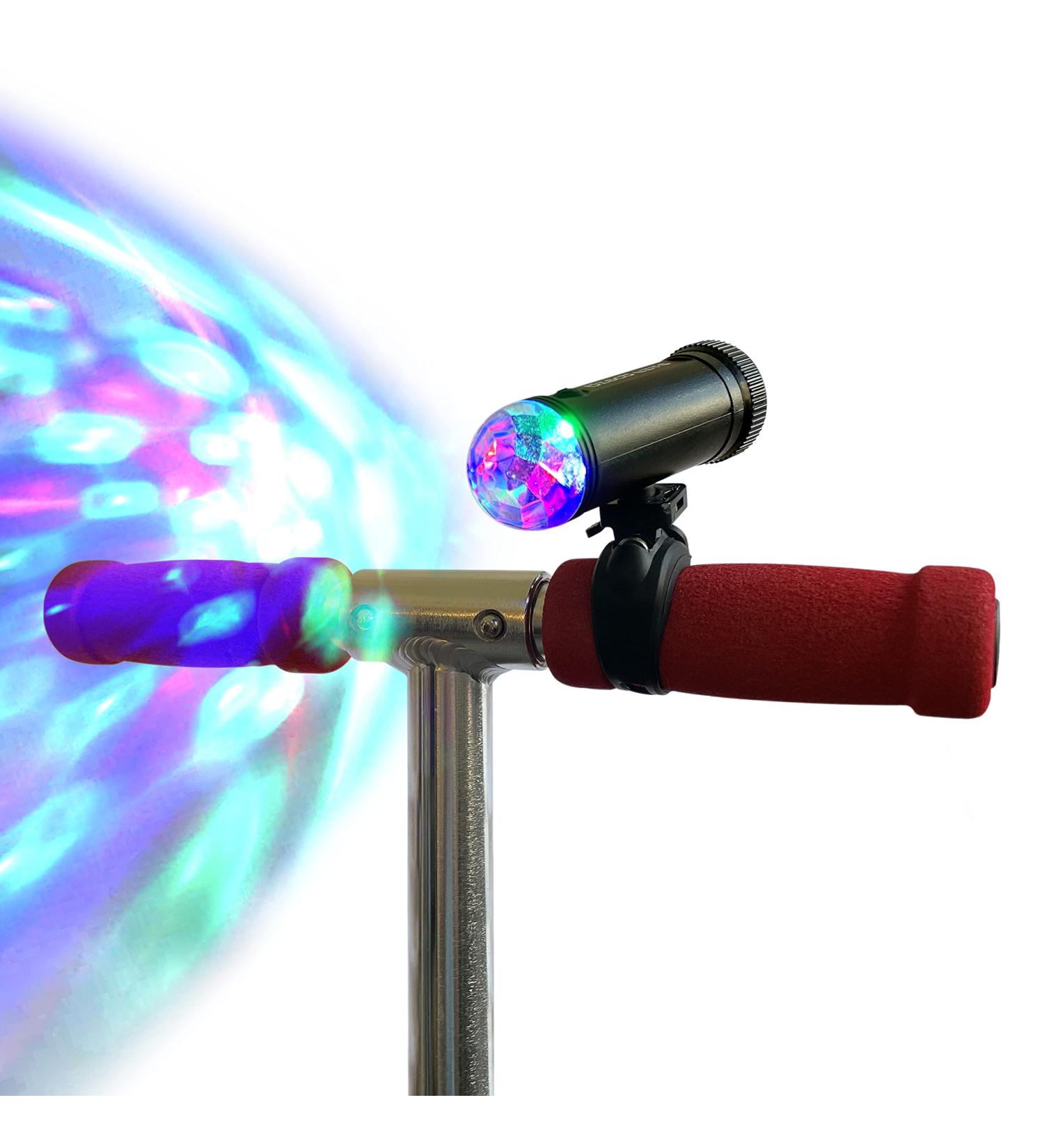 Board Blazers LED Disco Scooter Light - Red/White/Blue Night Riding Accessory for Kids & Adults - Perfect Christmas Gift Stocking Stuffer - Buy Online on SooperMarket.com