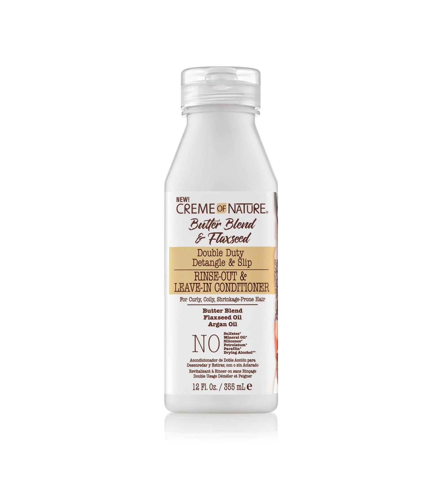 Creme of Nature Butter Blend Leave-In Conditioner with Argan Oil & Flaxseed Oil - 12 Oz - Buy Online on SooperMarket.com