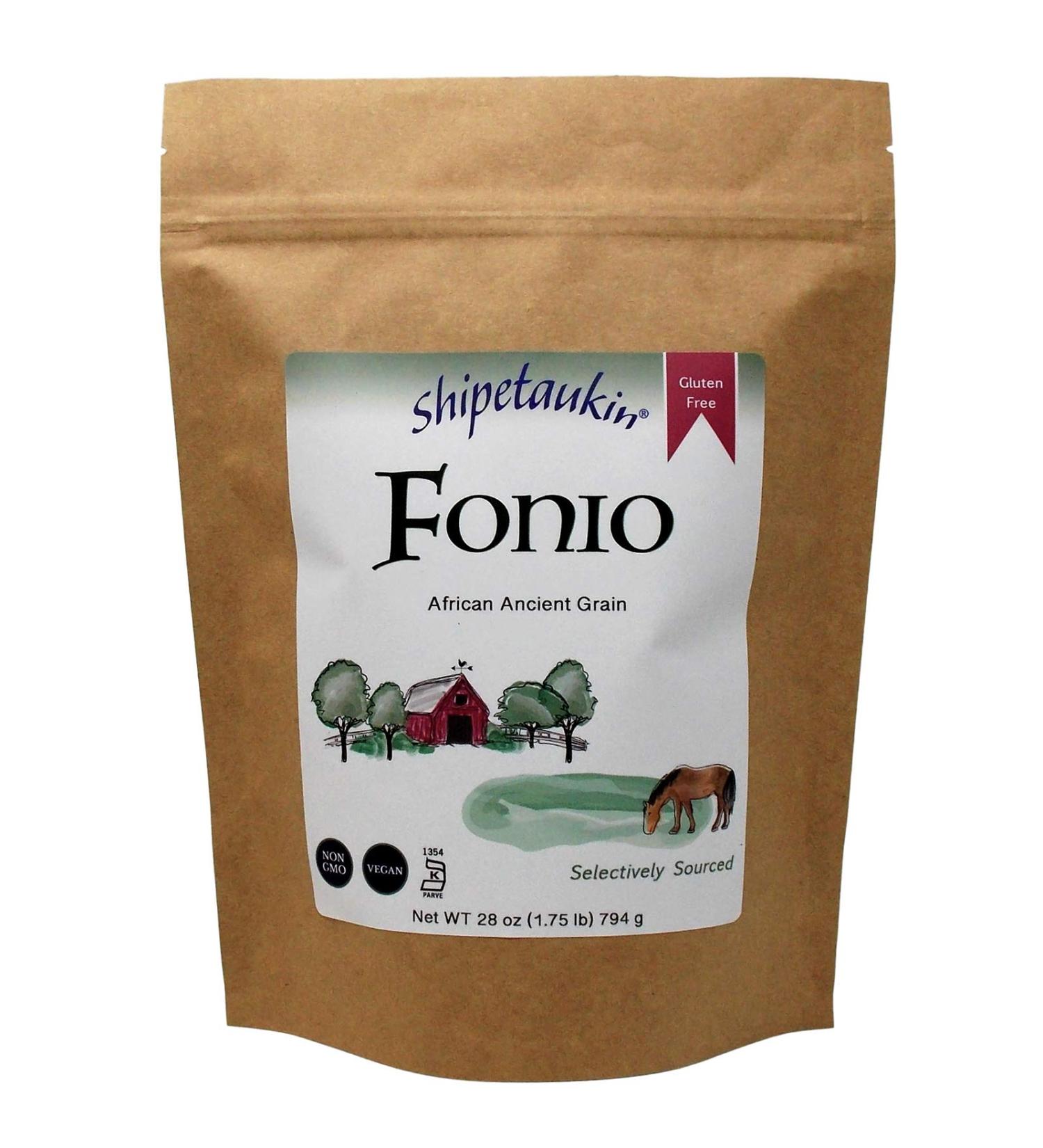 Shipetaukin Fonio African Supergrain 28oz - Gluten Free, Vegan, Non-GMO - Quick Cooking Whole Grain Substitute for Rice, Couscous, Quinoa - 1.75lb Pack - Buy Online on SooperMarket.com