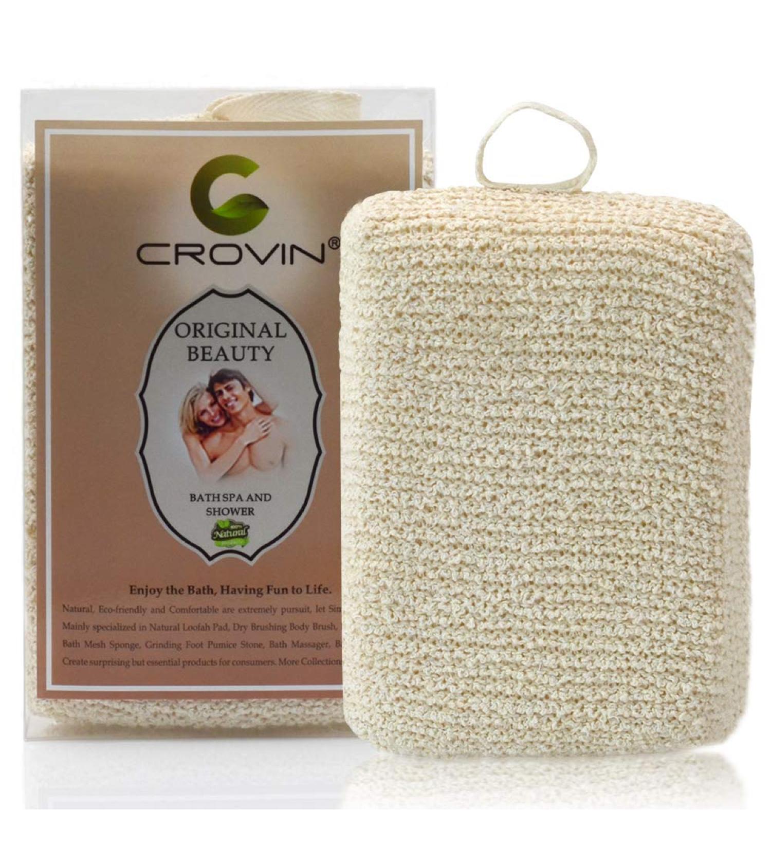 CROVIN Bath Shower Wash Sponge for Men and Women - Gentle Exfoliating Sponge for a Refreshing Bath Experience - Buy Online on SooperMarket.com