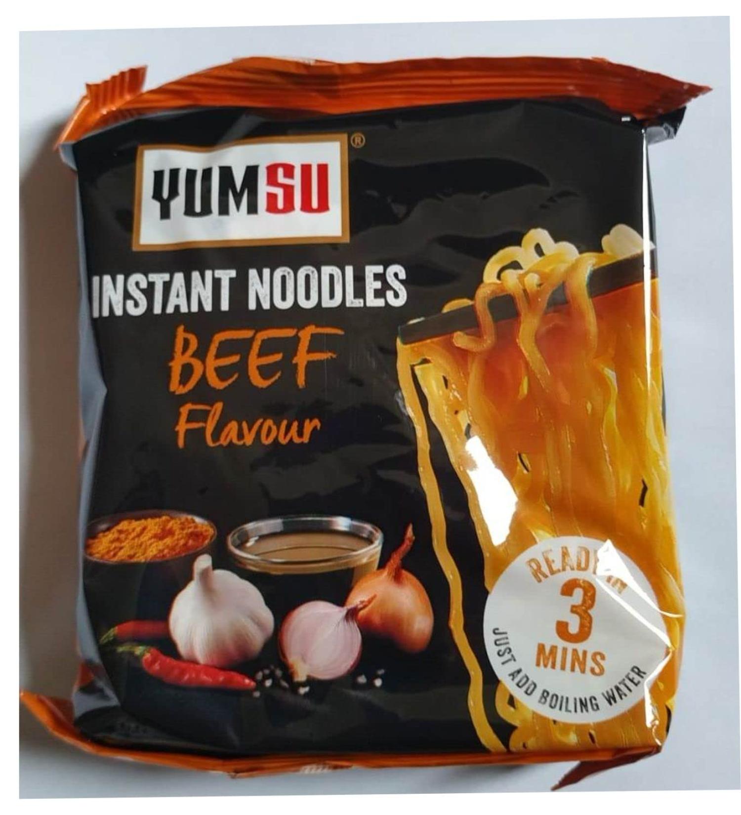 Instant Noodles beef Flavour pack of 10