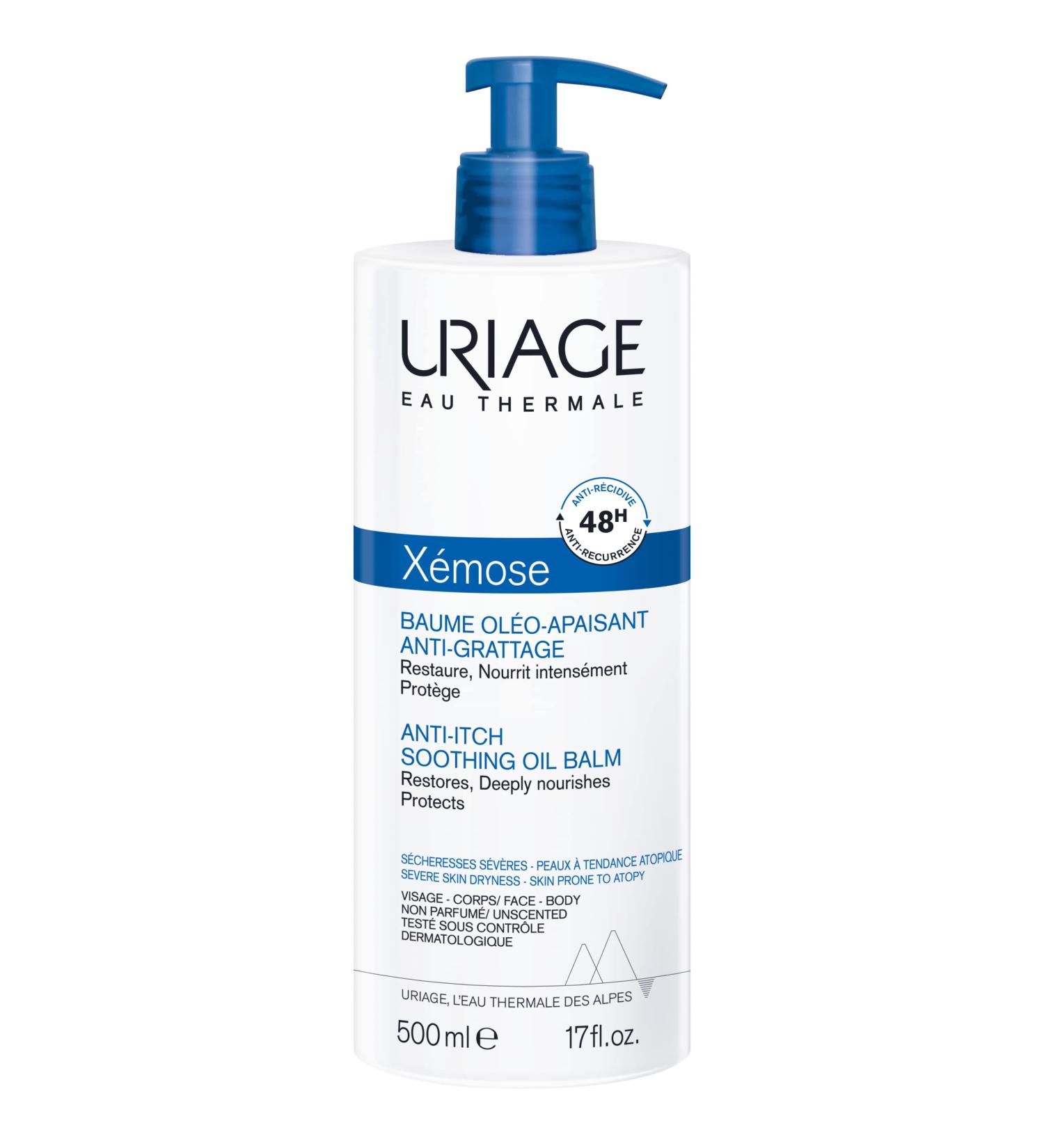 Uriage Anti-Irritant Soothing Oil Balm 500ml - Moisturizing Skin Relief for Sensitive Skin | Buy Online Internationally - Buy Online on SooperMarket.com