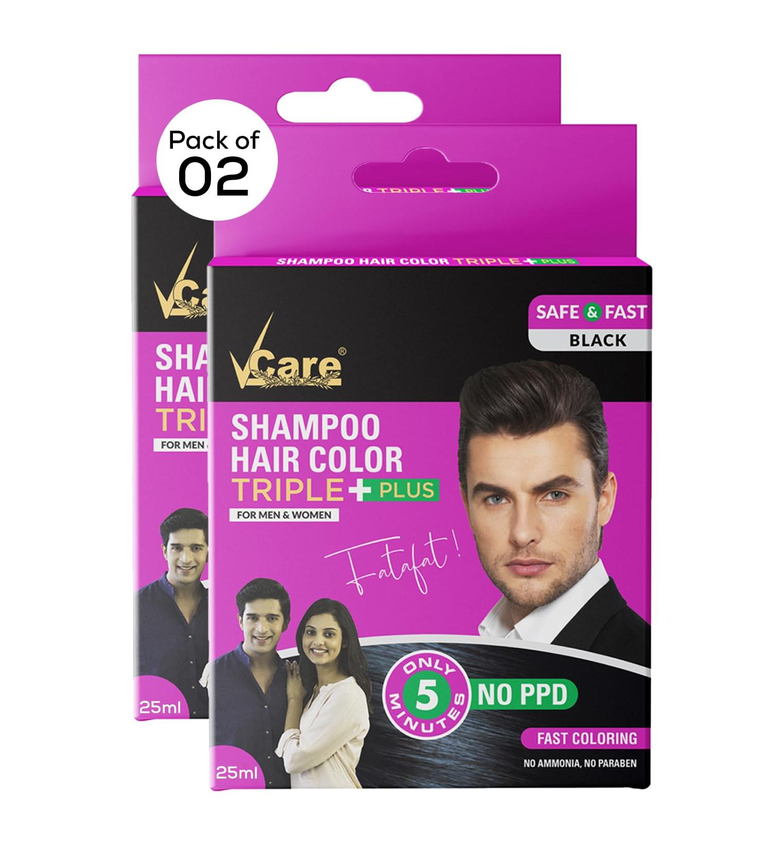 Shampoo Hair Color Black 25ml - Long-Lasting Vibrant Shades for All Hair Types | Buy Internationally - Buy Online on SooperMarket.com