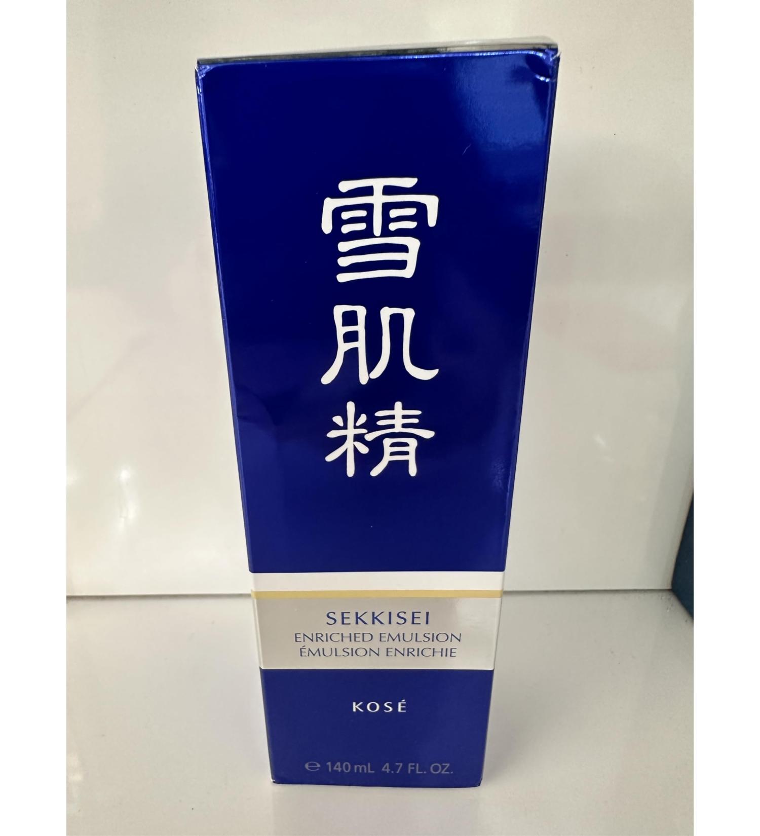 SEKKISEI Enriched Emulsion Skin Moisturizer 4.7oz - Brightening & Nourishing for Whole Body | Shop Internationally - Buy Online on SooperMarket.com