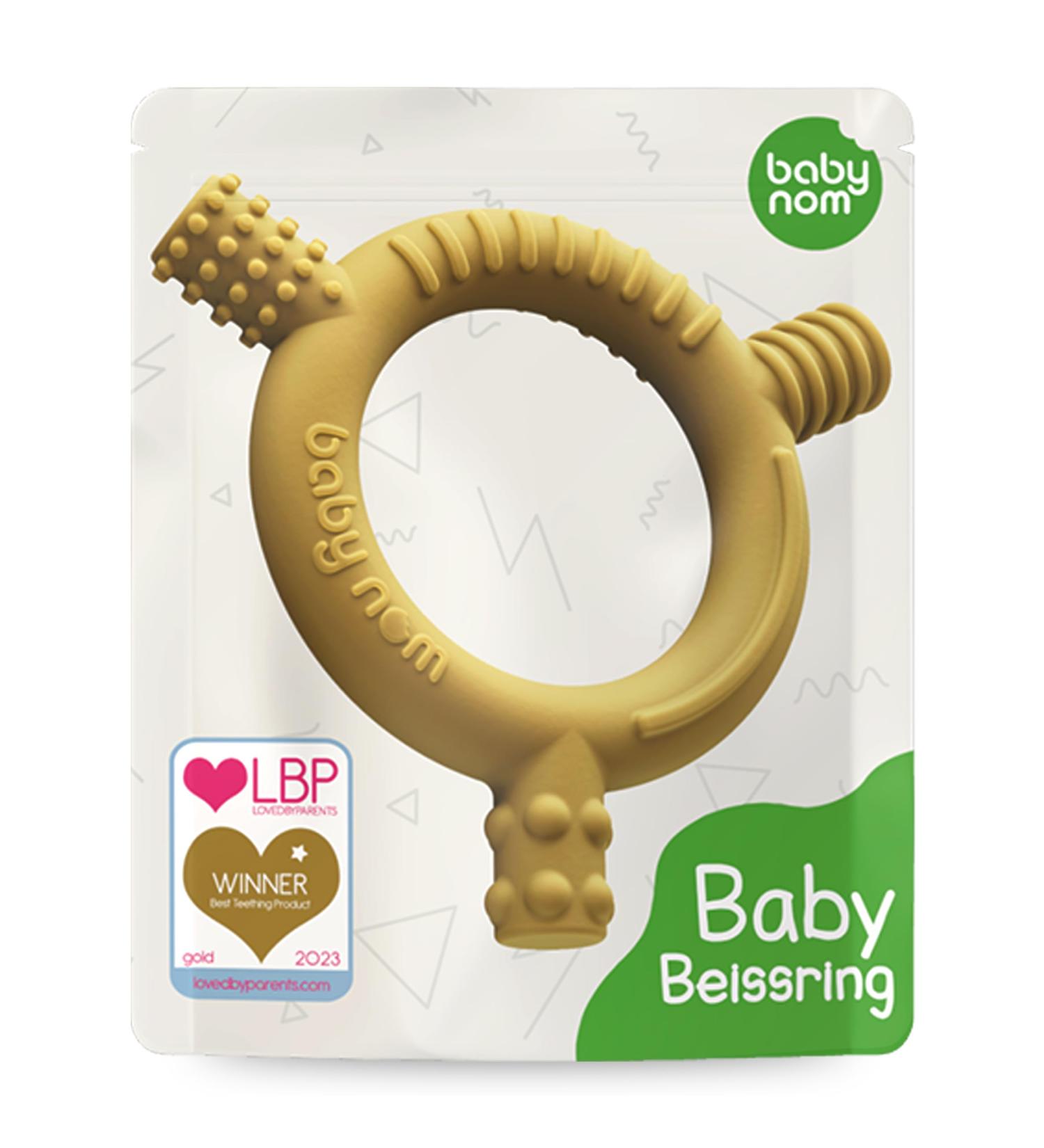 Buy Baby Nom Bite Ring - BPA-Free Cooling Dental Aid & Gripping Toy for Teething Babies - Buy Online on SooperMarket.com