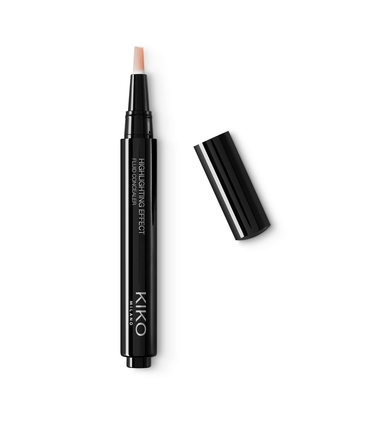 KIKO Milano Highlighting Effect Fluid Concealer 04 | Brightening liquid concealer 04 Rosy Beige 1 piece (1 pack)