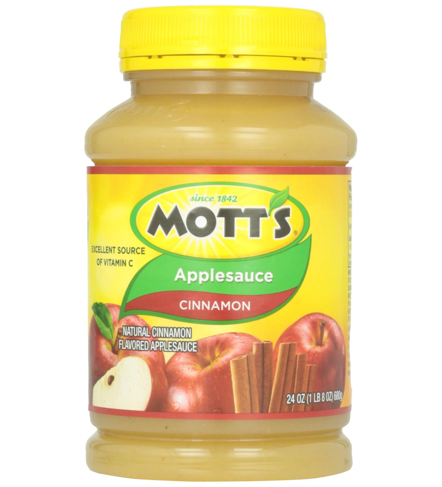 Motts Inc Apple Sauce Cinnamon 24 oz - Delicious and Healthy Snack - Buy Online on SooperMarket.com