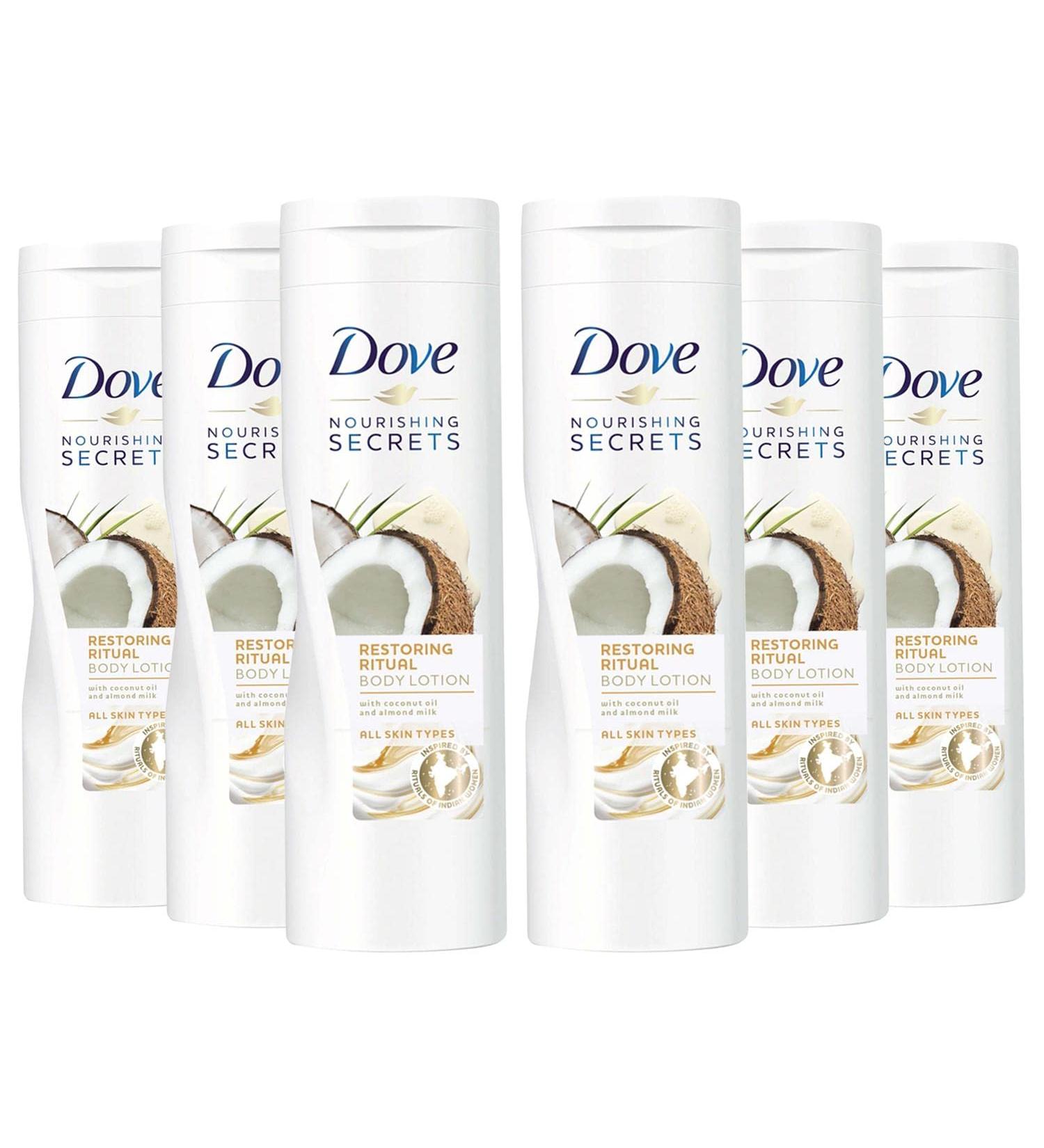 Dove Restoring Ritual Body Lotion 250ml - Buy 6 Pack | Intense Hydration | International Shipping - Buy Online on SooperMarket.com