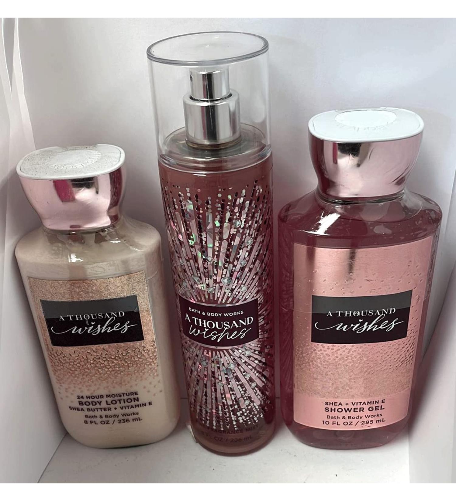 Bath & Body Works A Thousand Wishes Body Set - Shower Gel, Lotion & Mist - Buy Online on SooperMarket.com