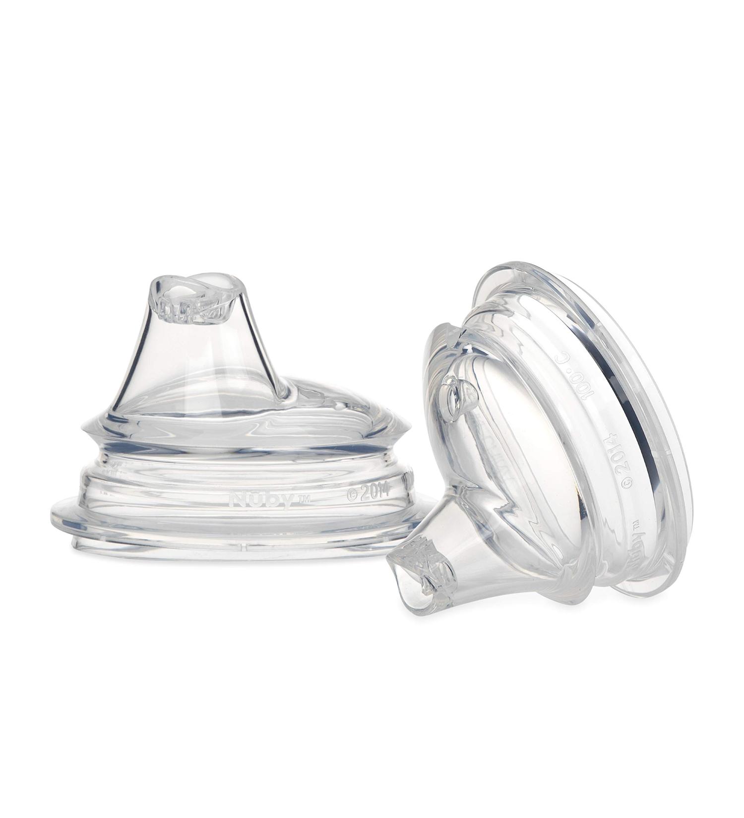 Nuby Comfort 360 Plus Replacement Spout - 2 Pack | Trainer Cup and Bottle Accessories - Buy Online on SooperMarket.com