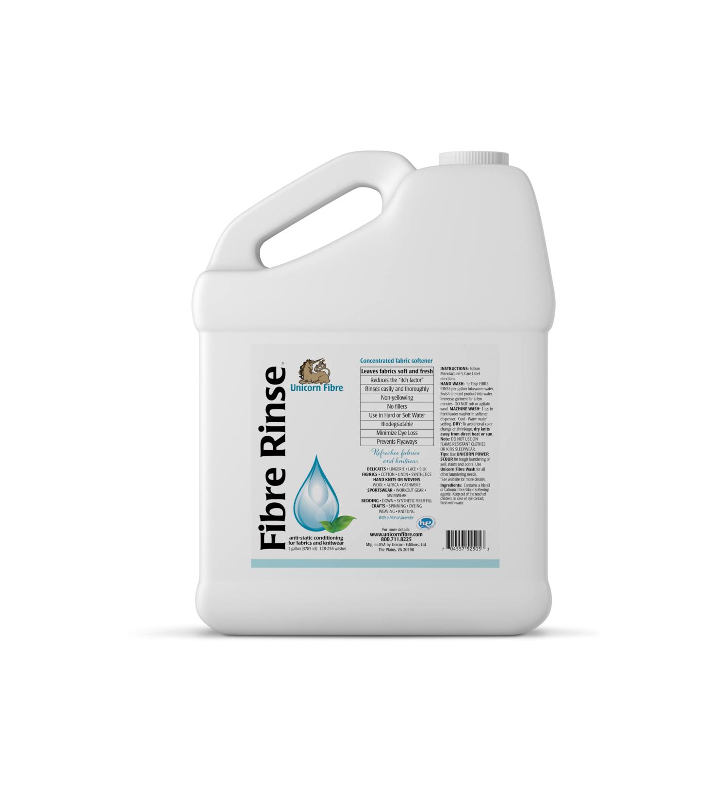 RINSE Anti-Static Conditioner for Wool Knits and Fabrics Lavender Scented 1 Gallon | Ideal for Cloth Diapers Yarn Baby Clothing & More | International Shipping Available - Buy Online on SooperMarket.com