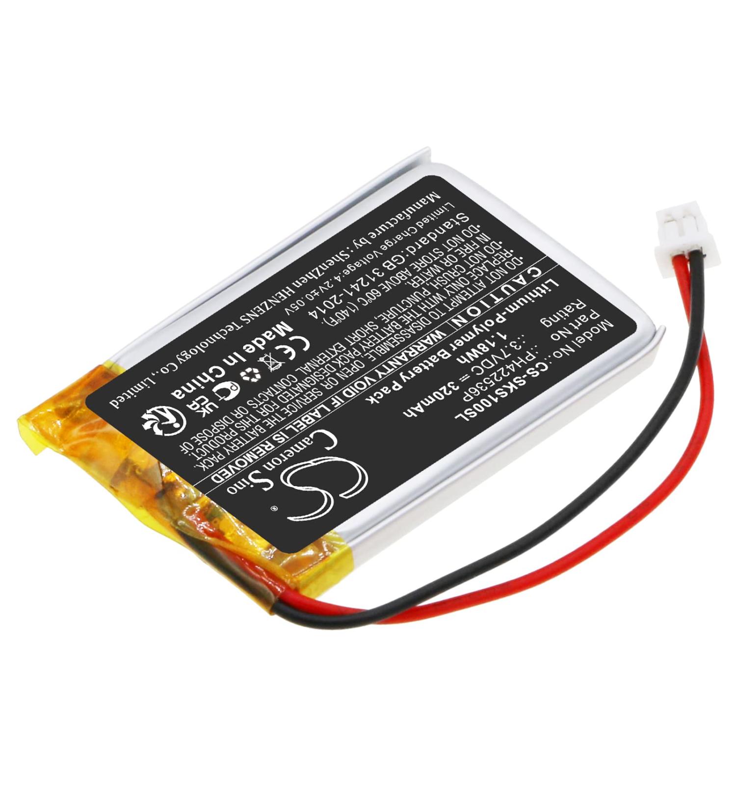 Replacement Battery for Skybell Slim Line Mounting Bracket - PH422536P 320mAh/3.7V - International Shipping Available - Buy Online on SooperMarket.com