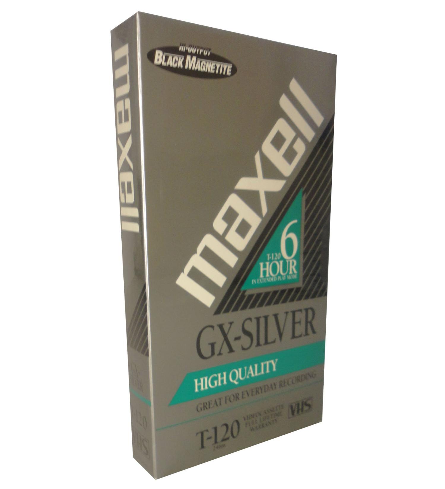 Maxell GX-Silver T-120 VHS (1-pack)