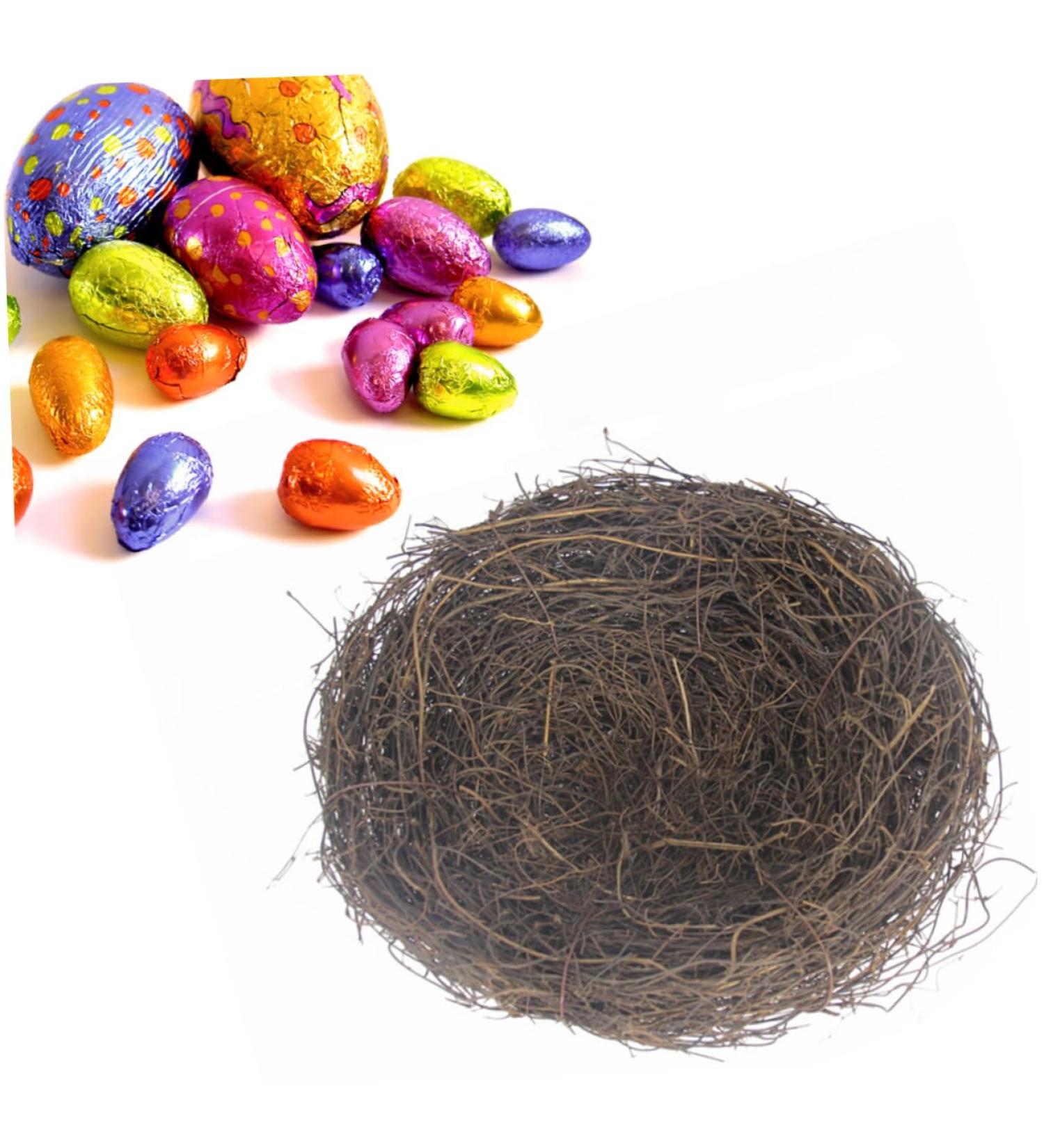 Buy Wofashpuret Artificial Spring Branches & Bird Nest Decor - 20cm Floral Moss Decoration for Home & Garden - Buy Online on SooperMarket.com