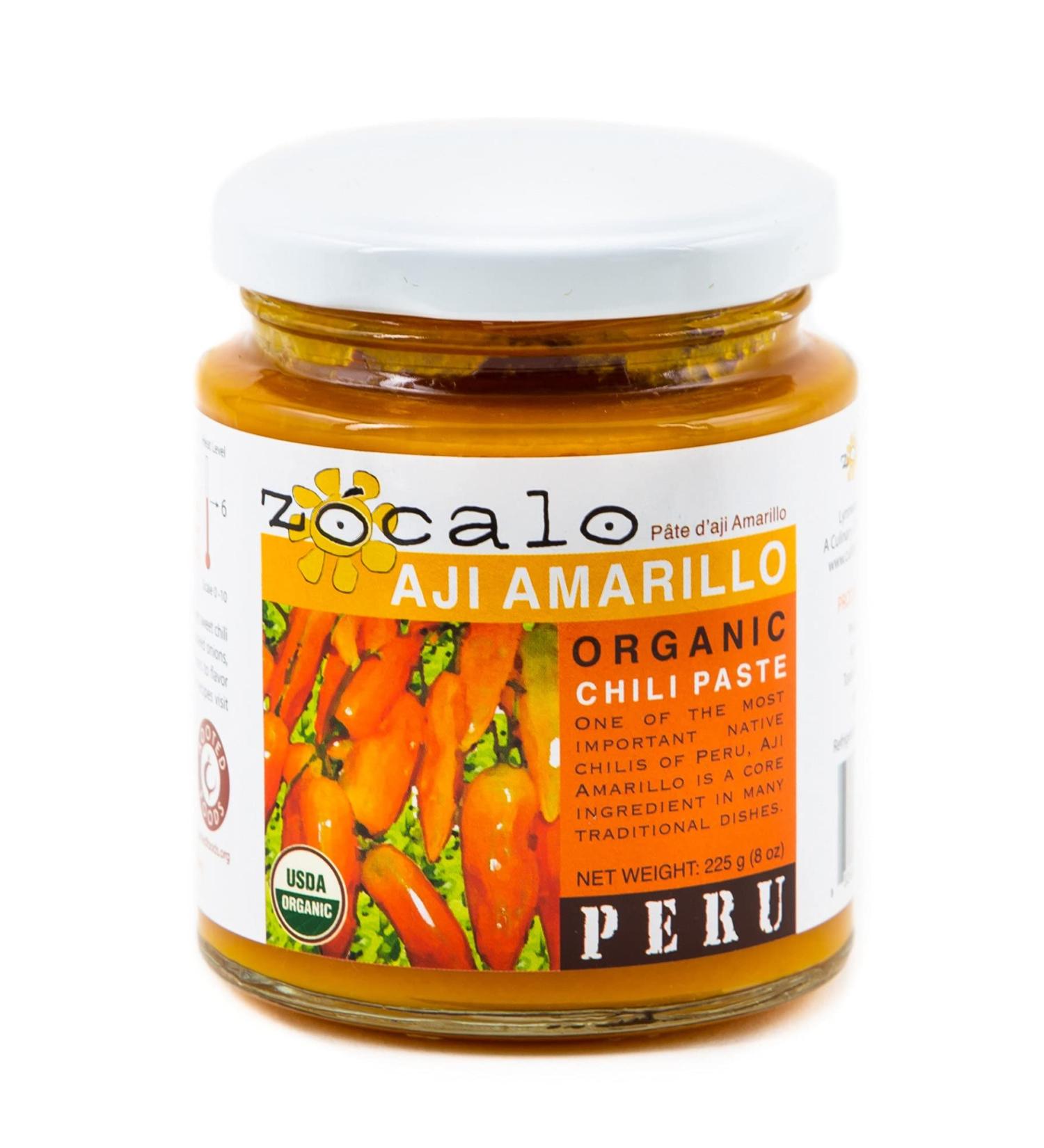 Zocalo Peru Organic Aji Amarillo Chili Paste 8oz (2 Pack) - Buy Online on SooperMarket.com