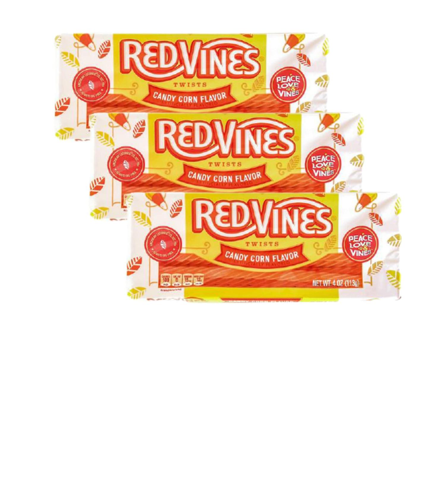 Red Vines LIMITED EDITION Candy Corn Twists THREE PACK - 4 oz each - Fall & Halloween Treat - Buy Online on SooperMarket.com