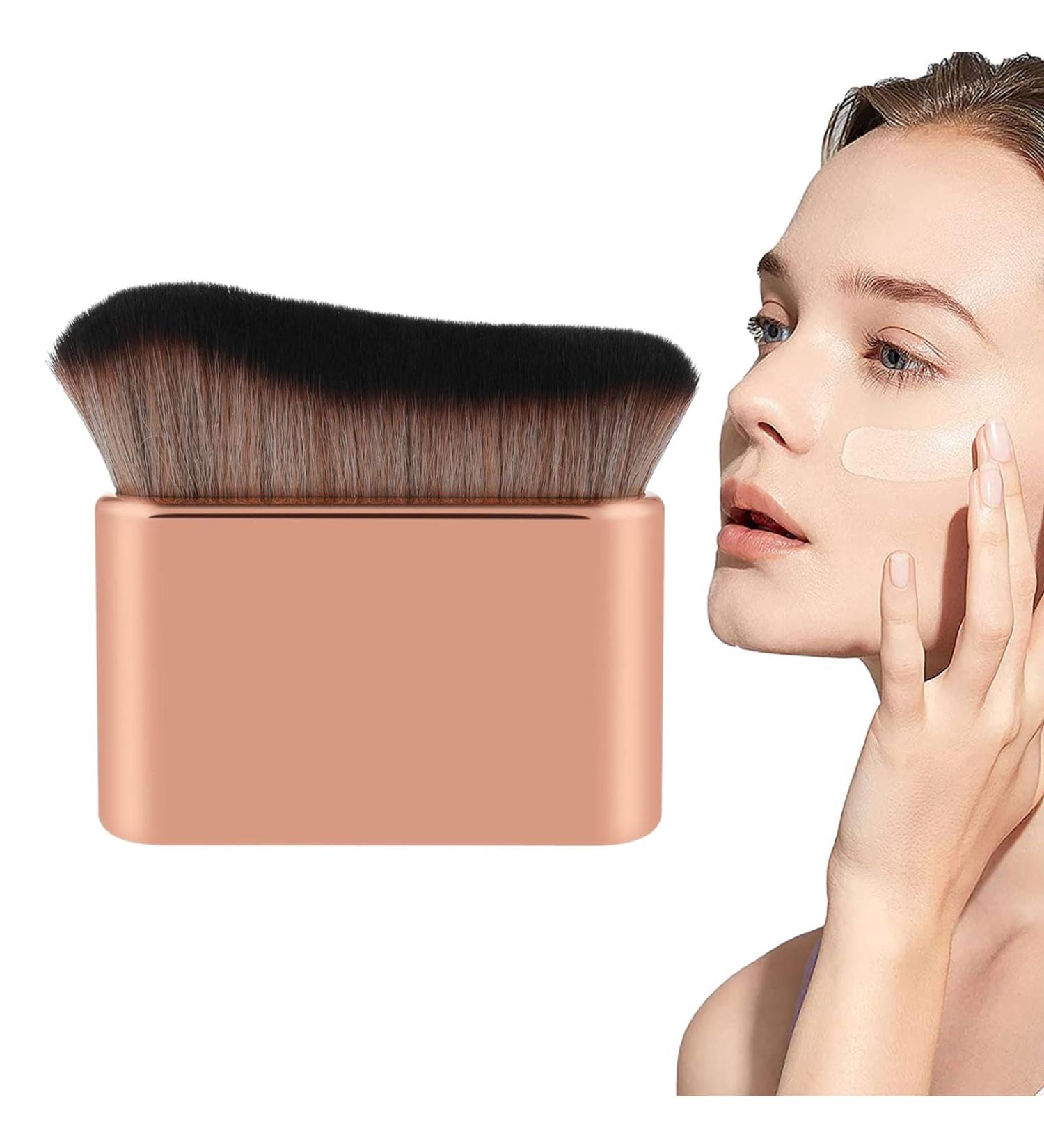 NPQ 1 Pcs Brown Large Tanning Brush Body Makeup Brush Self Tanner Brush for Body Kabuki Foundation Brush Body Brush Makeup & Gloss Applicator Professional Finish Soft & Velvety Bristles - Buy Online on SooperMarket.com
