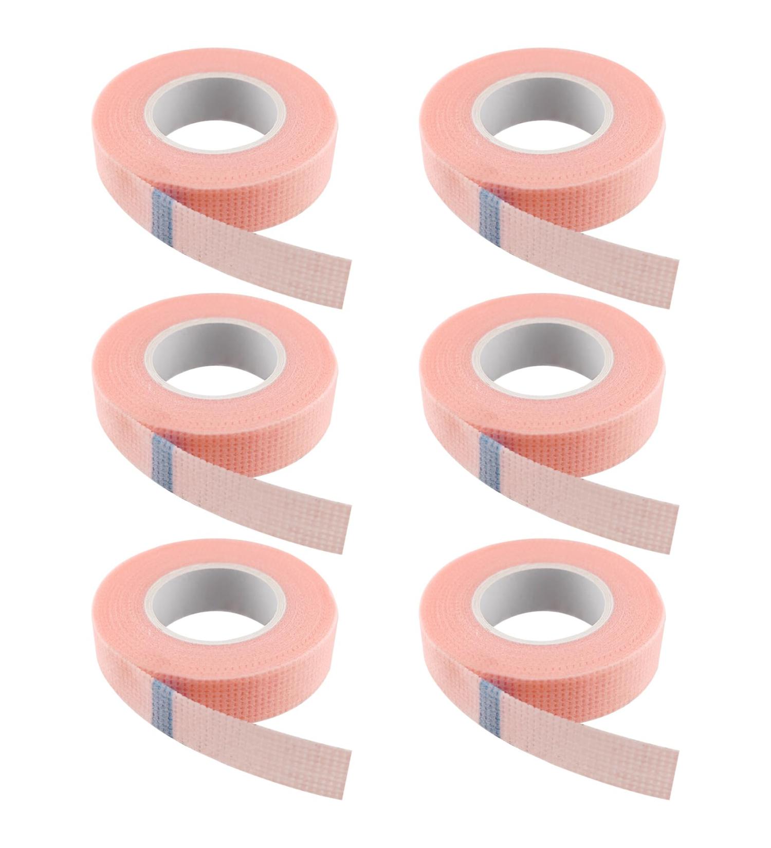 3 Rolls Lash Tape - Adhesive Eyelash Tapes & Micropore Makeup Tape for Lash Extensions (9m Each) - Premium Quality & Pink (Pack of 6 - Buy Online on SooperMarket.com