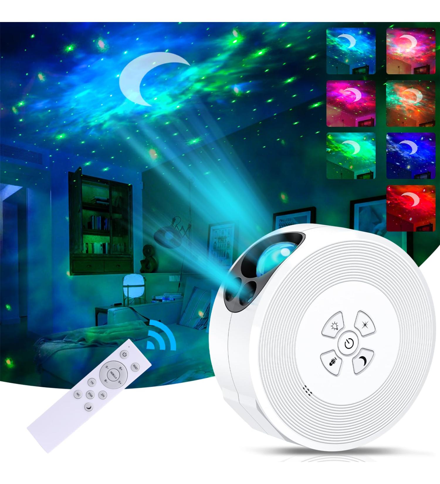 Vuenicee Starry Sky Projector - 360 Galaxy Projector with Remote & Timer | LED Night Light for Kids & Adults - Buy Online on SooperMarket.com