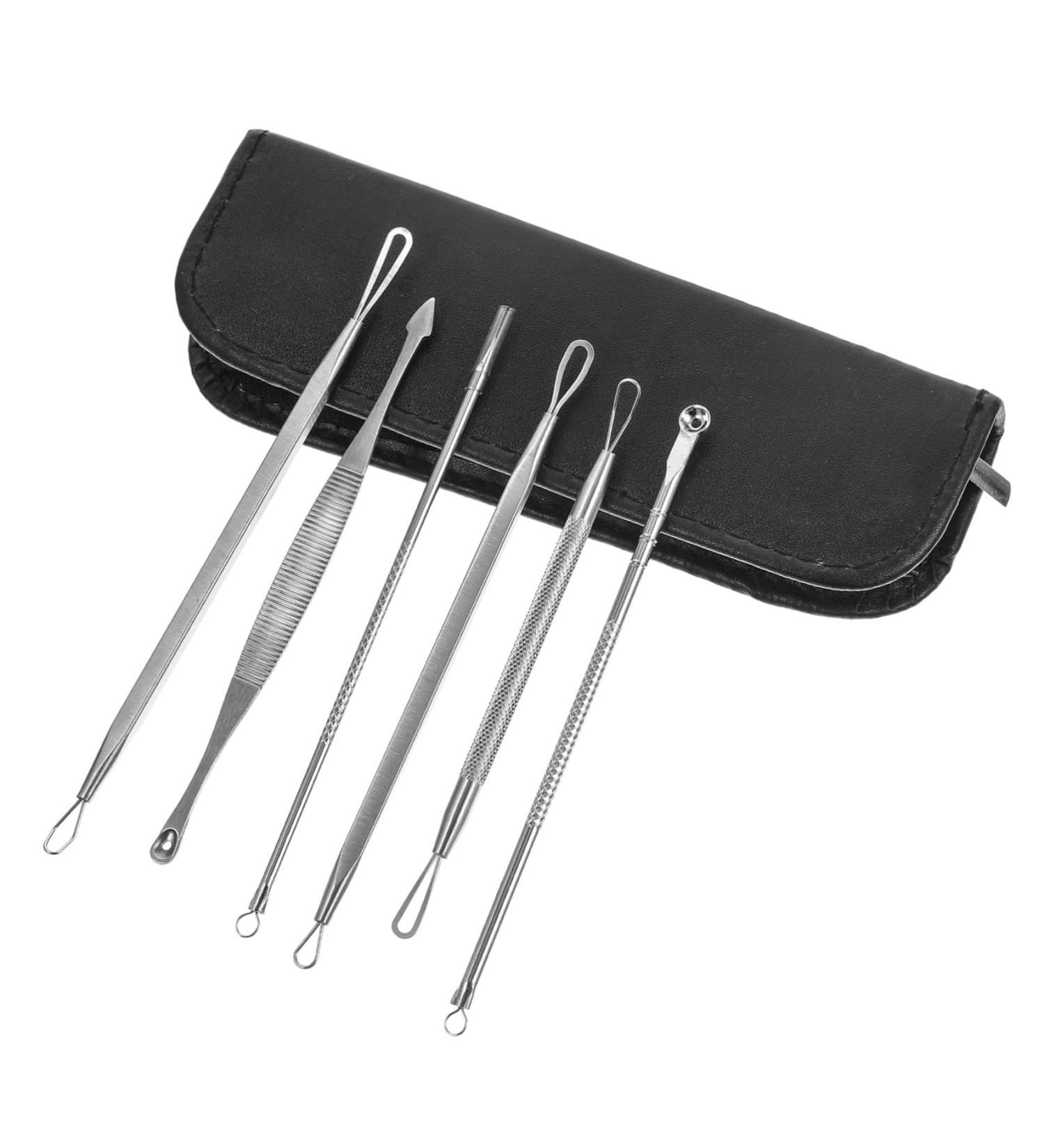 Baluue 1 Set Blackhead Removal Tool Scraper Tool Blemish Extractor Tool Pore Cleaner Stainless Steel Silver - Buy Online on SooperMarket.com