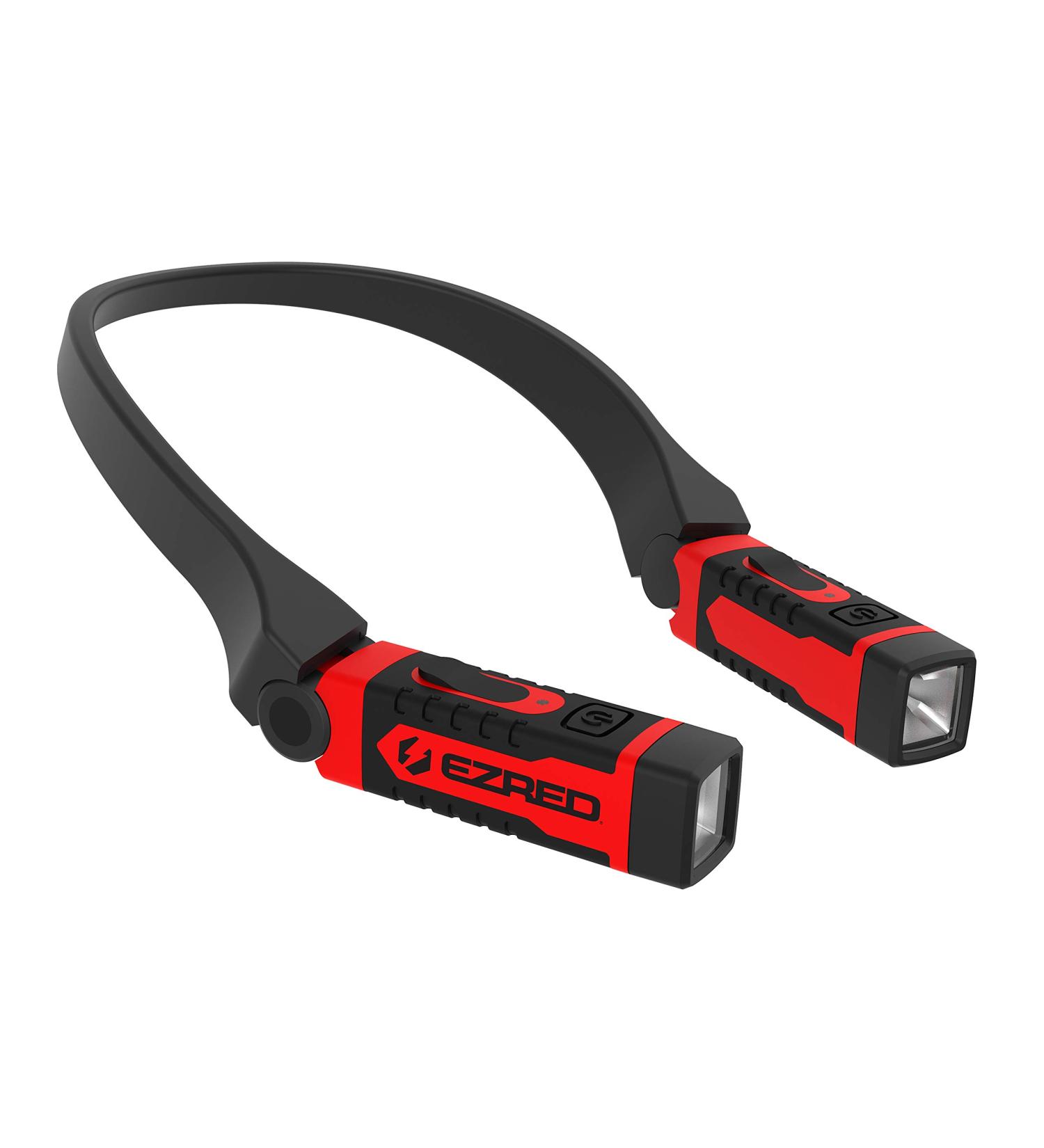 EZRED ANYWEAR Rechargeable Neck Light - Hands-Free Lighting | NK15 Red - Buy Online on SooperMarket.com