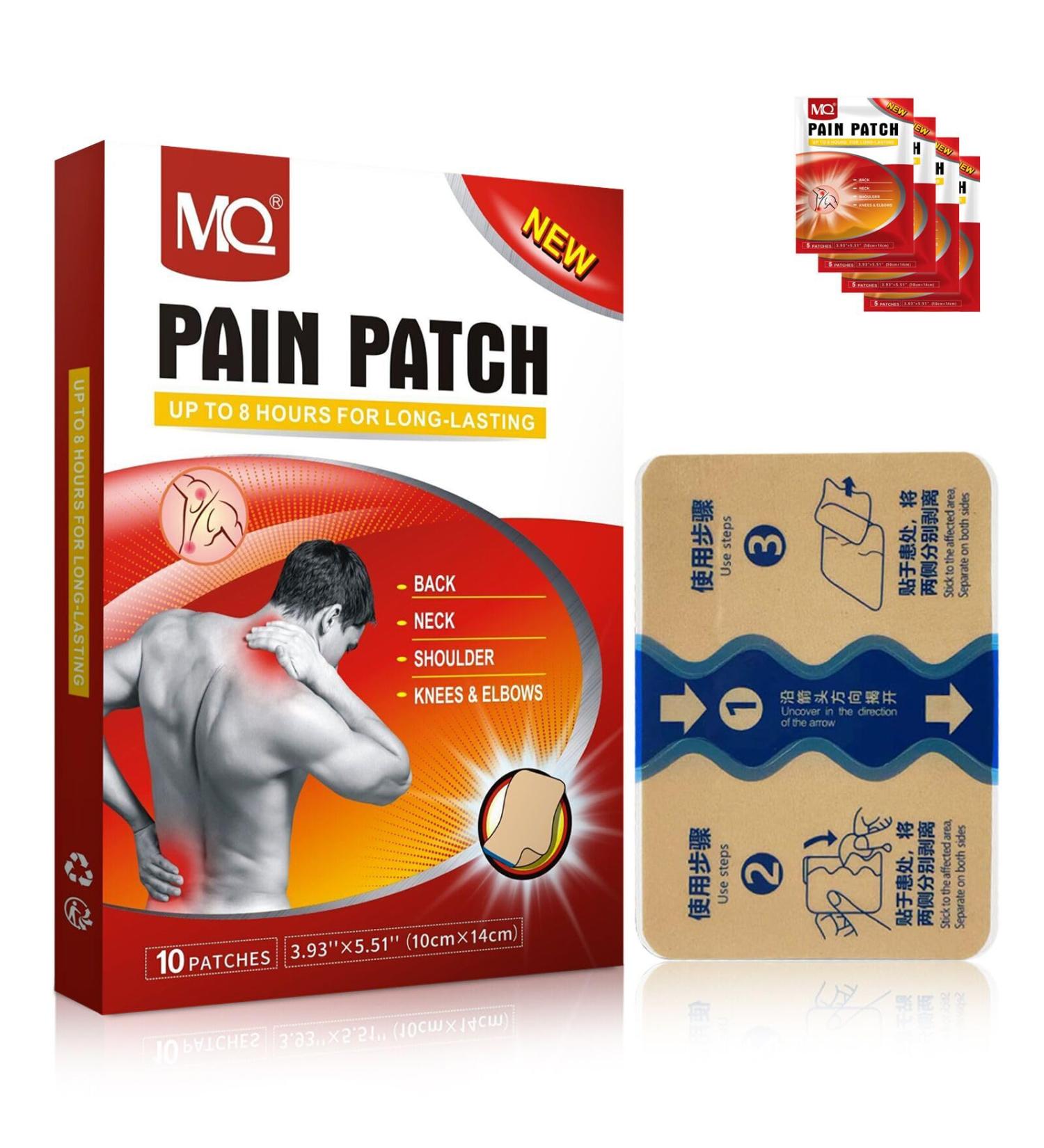 Pain Relief Patch - 20 Patches for Knee, Muscle, Joint, Neck Pain - 8H Natural Relief Plaster - Buy Online on SooperMarket.com