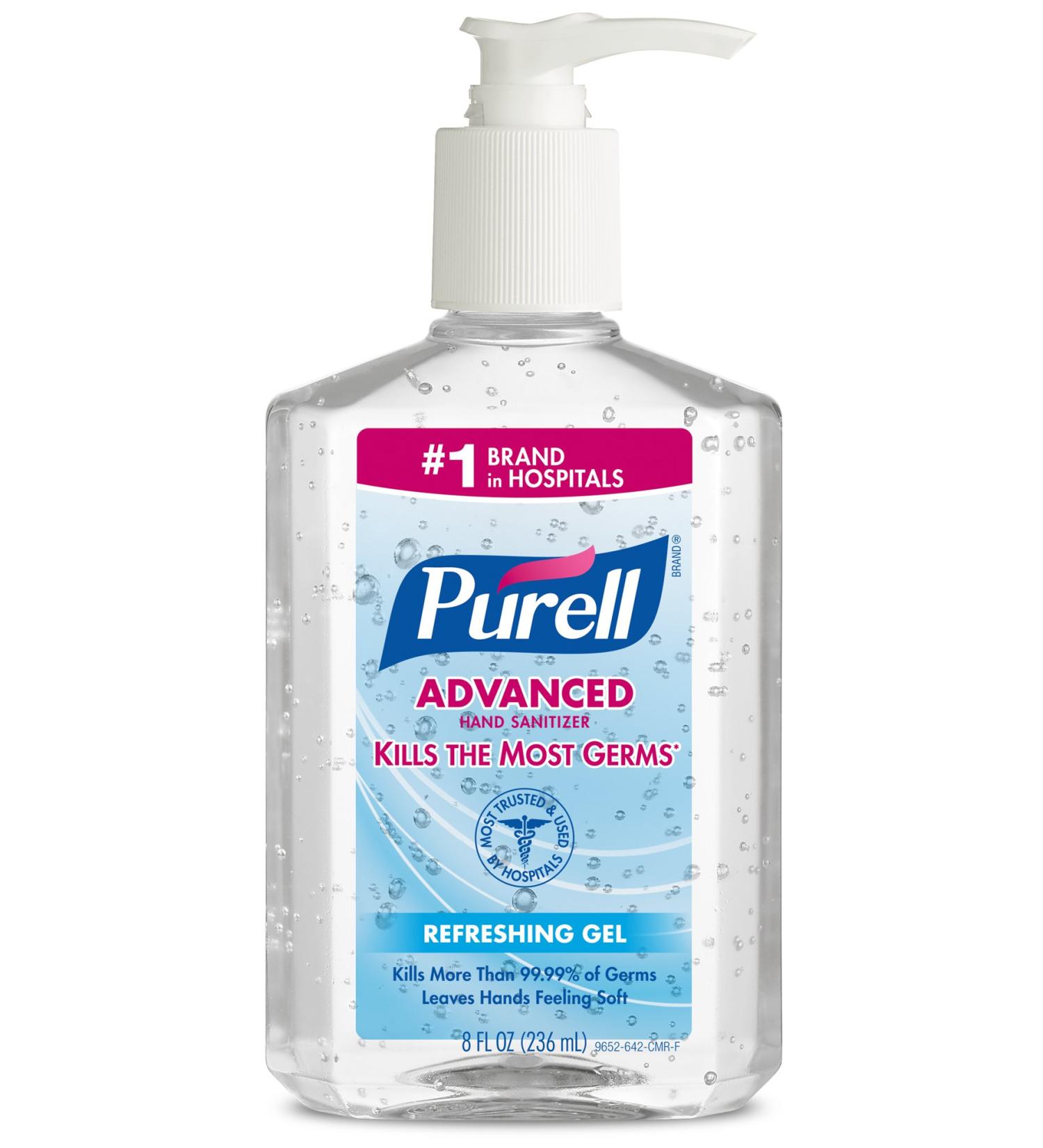 Purell Advanced Instant Hand Sanitizer 8oz - Effective Germ Protection - Buy Online on SooperMarket.com