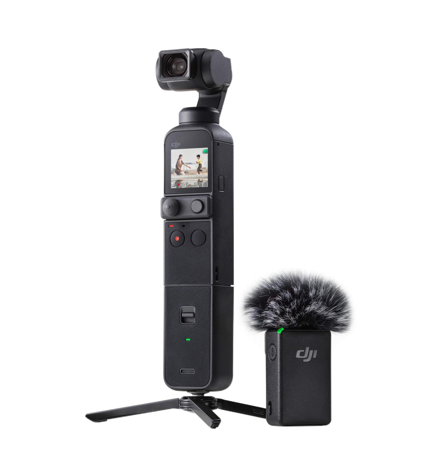 DJI Pocket 2 Creator Combo | 3-Axis Gimbal Stabilizer with 4K Camera | Face Tracking | YouTube Vlog | Portable Video Camera - Black - Buy Online on SooperMarket.com