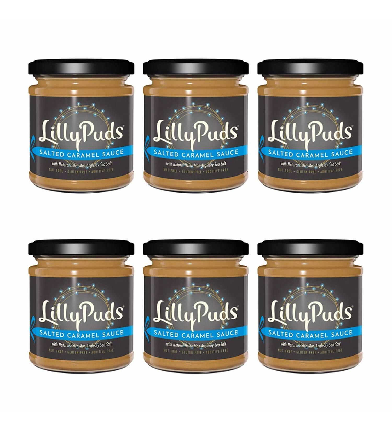 LillyPuds Salted Caramel Sauce 190g - Pack of 6