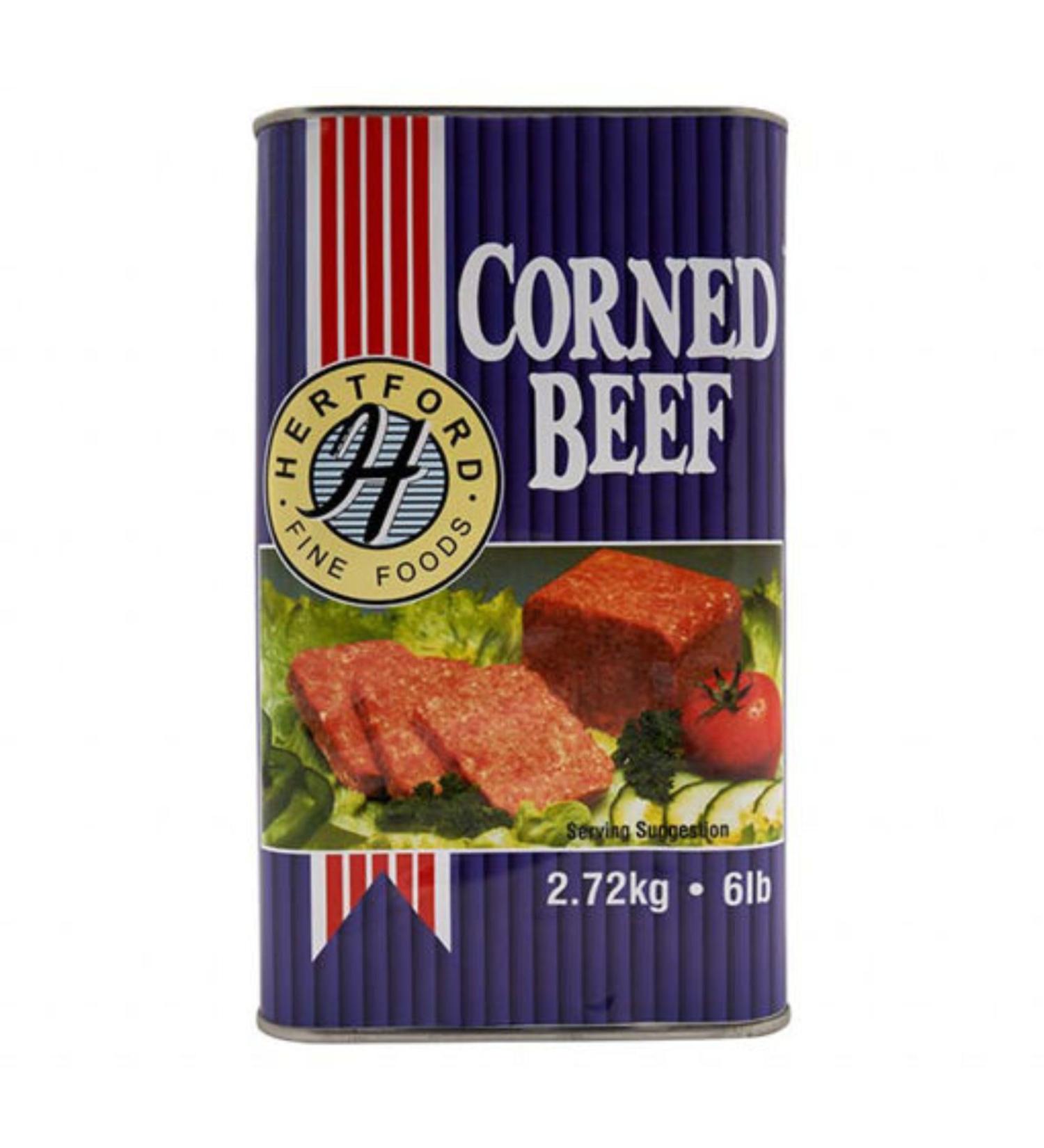 Hertford Fine Foods Corned Beef 2.72kg. Corned beef.