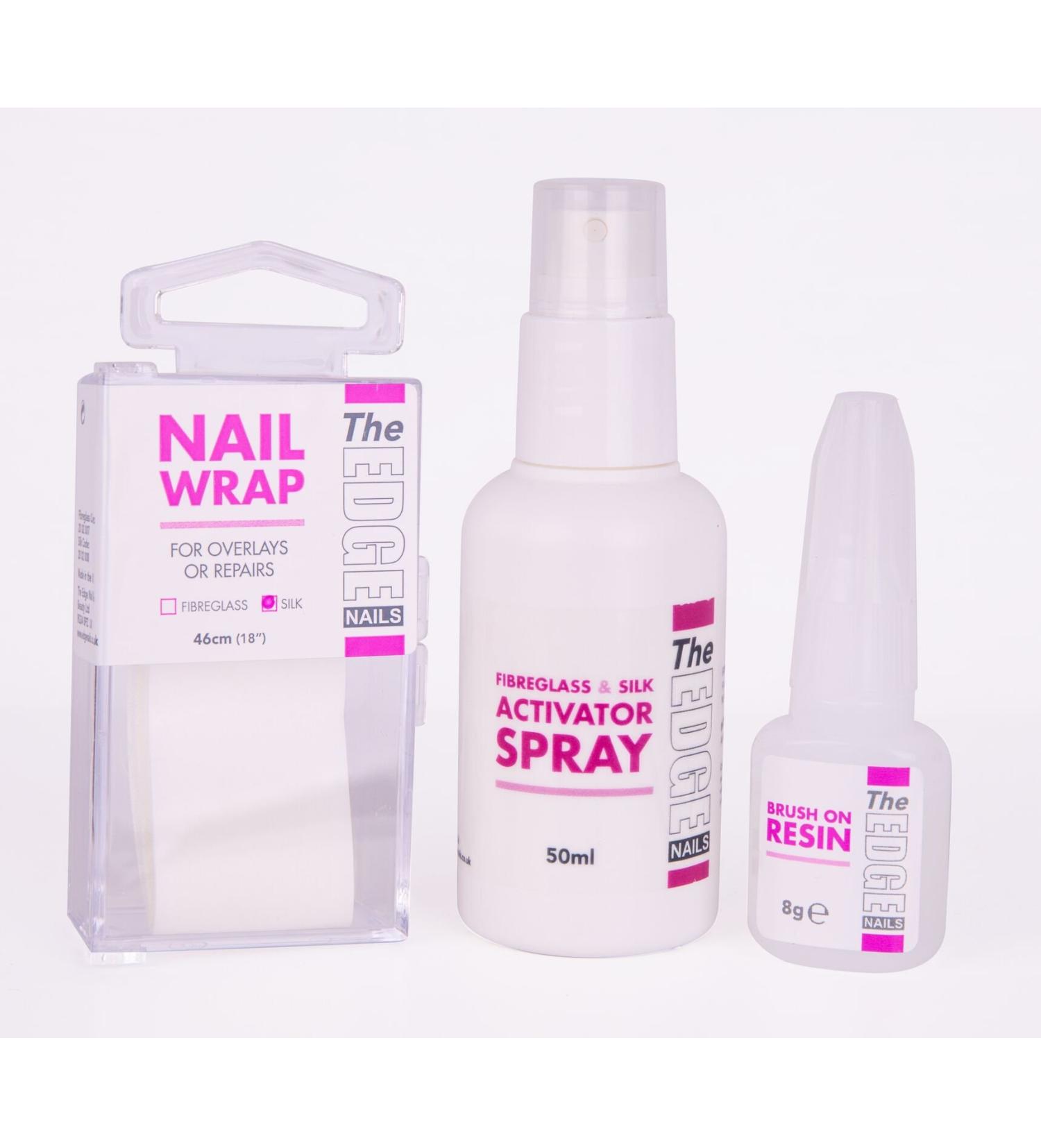 THE EDGE Silk/Fibreglass Nail Wrap Trial Kit - Strengthen & Repair Nails - Buy Online on SooperMarket.com