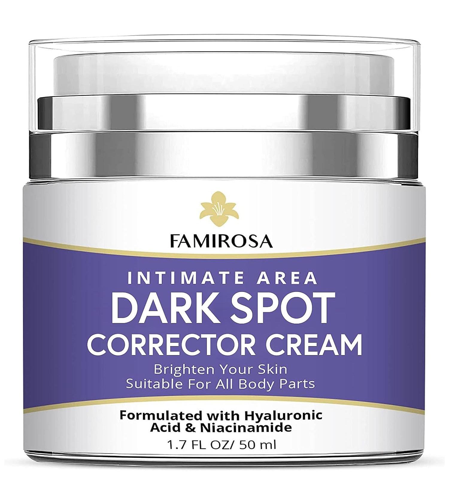Intimate Dark Spot Corrector Cream with Hyaluronic Acid, Niacinamide & Vitamin C - 50ml - Buy Online on SooperMarket.com