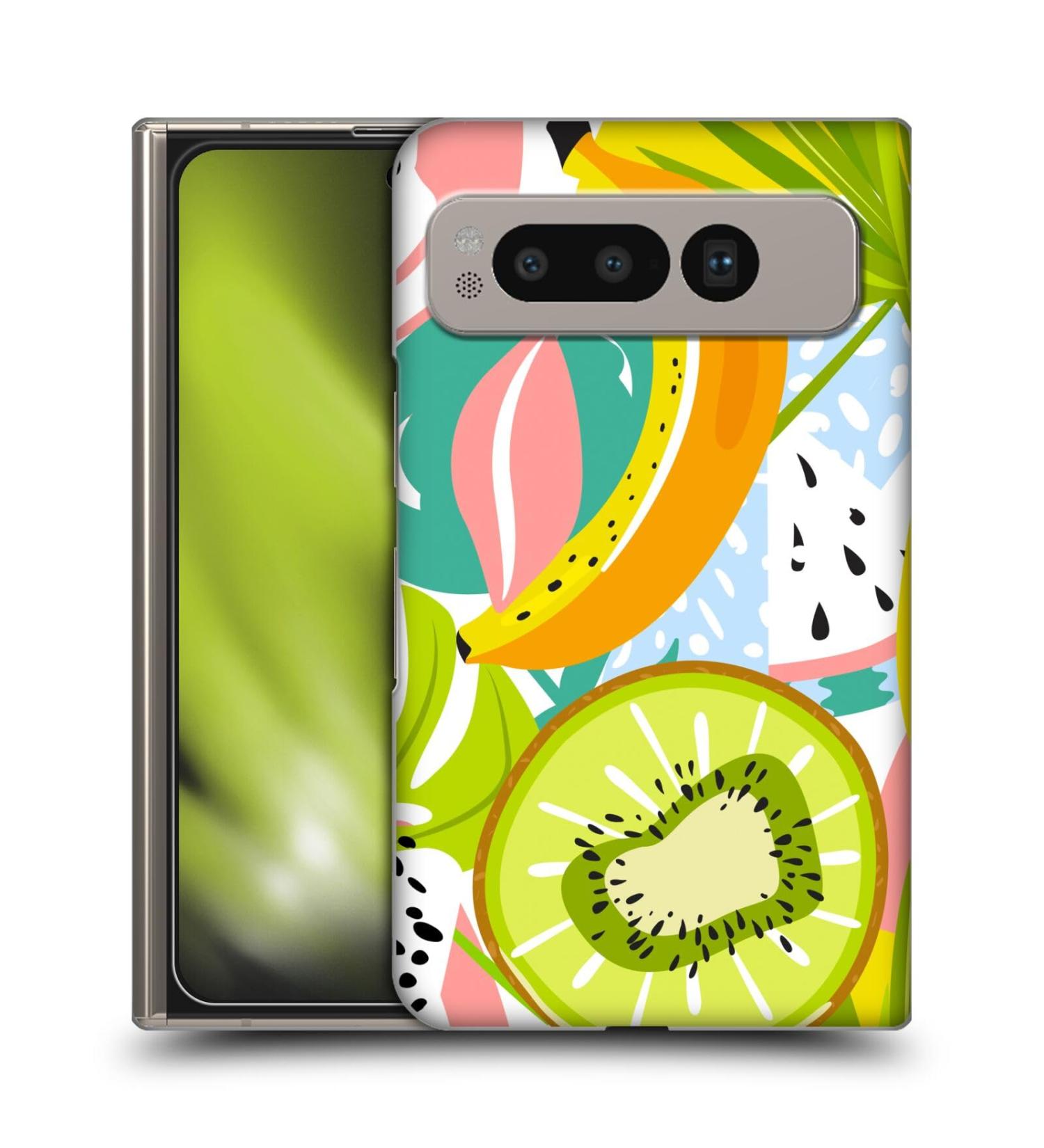 Head Case Designs Officially Licensed Haroulita Tropical Fruits Food - Fruits Hard Back Case Compatible With Google Pixel Fold Google Pixel Fold Tropical Fruits - Buy Online on SooperMarket.com