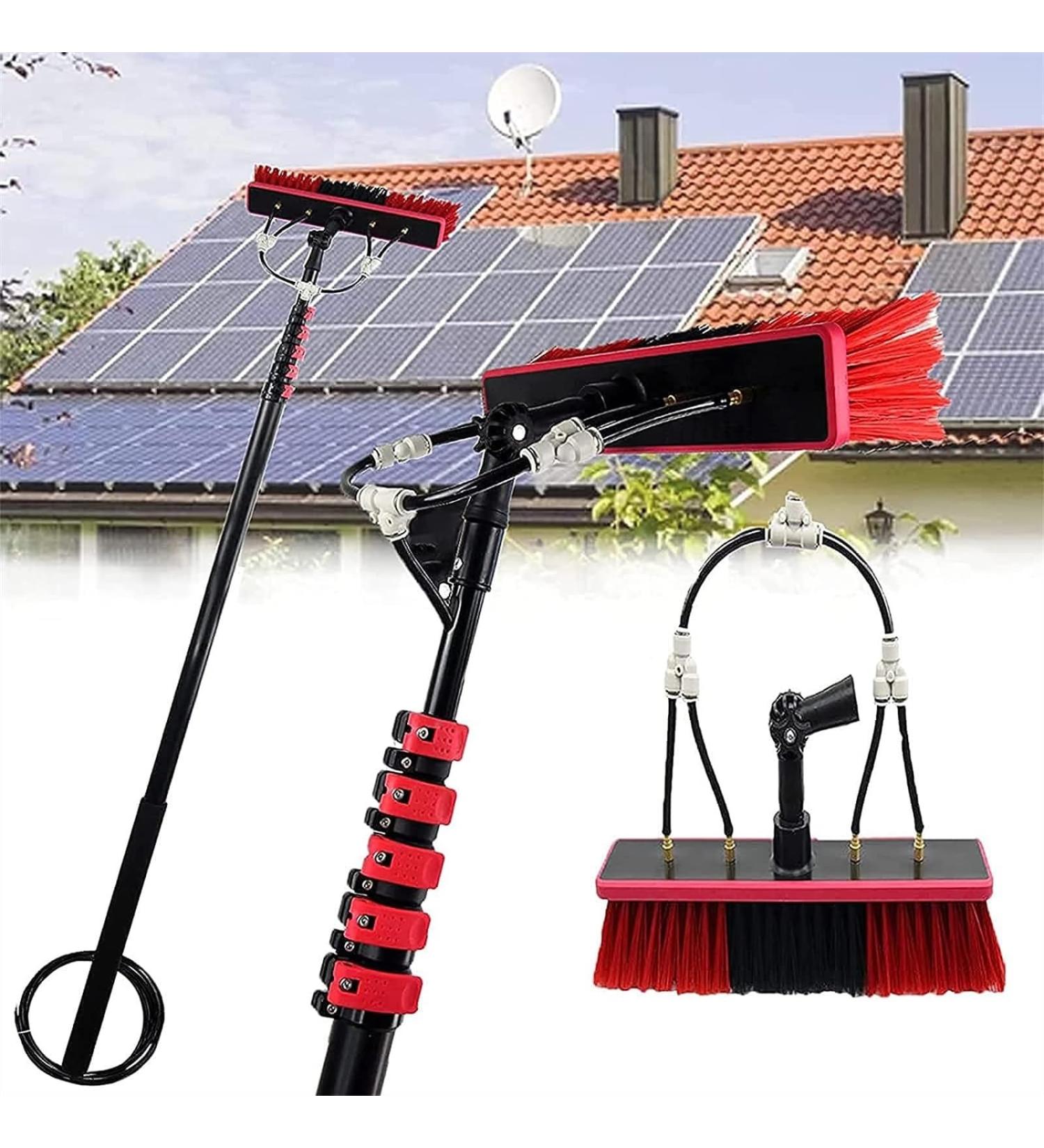 Window Cleaning Pole Photovoltaic Panel Cleaning Tool Extendable Cleaner Conservatory Roof Window Glass Wall Cleaning Water Fed Telescopic Brush Brush Head (Color : 6m/19.6ft Size : 50Cm Brush H 7m/22.9ft 30Cm Brush Head - Buy Online on SooperMarket.com