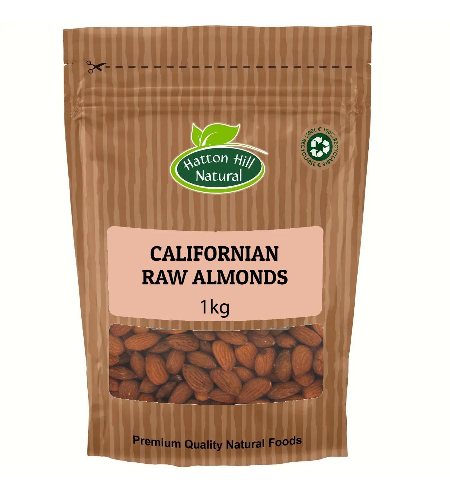 Californian Raw Almonds 1kg by Hatton Hill
