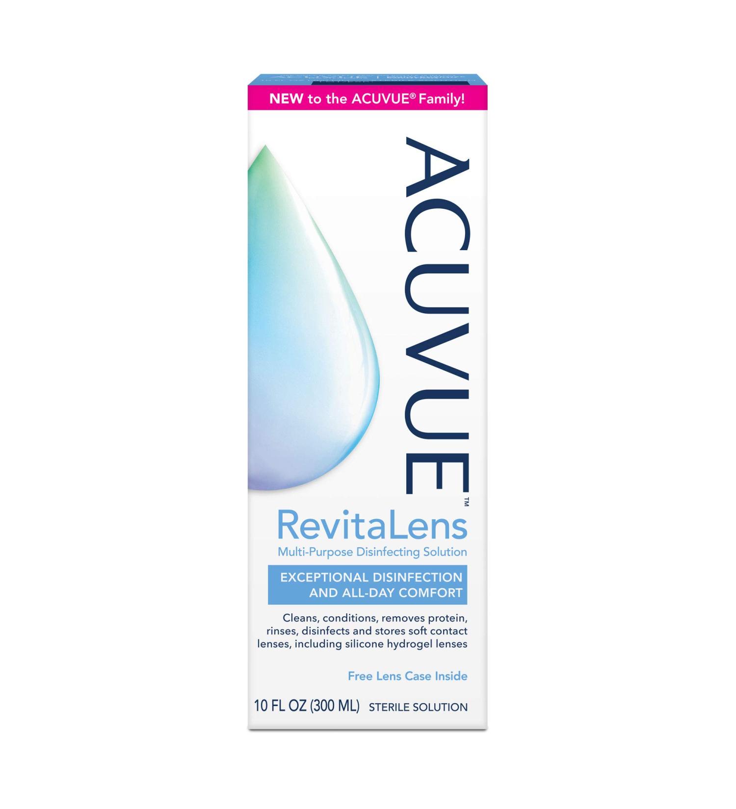 ACUVUE RevitaLens Multi-Purpose Disinfecting Solution 10 oz - Pack of 3 - Buy Online on SooperMarket.com