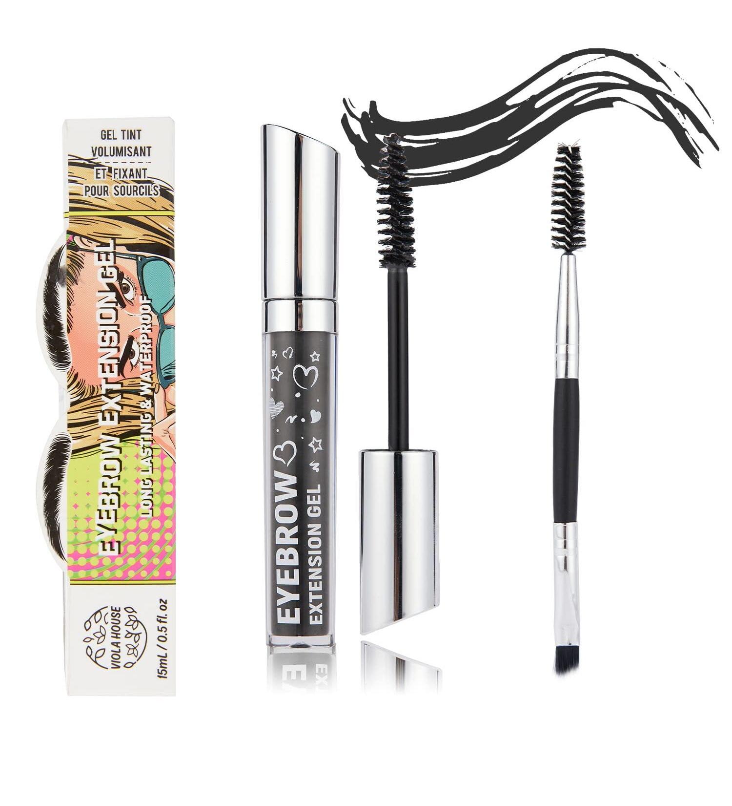 Fix the Viola House Eyebrow Gel & Pencil Set | Waterproof Eyebrow Makeup in Brown & Black - 15ml (0.5fl oz) - Perfect for International Shipping - Buy Online on SooperMarket.com