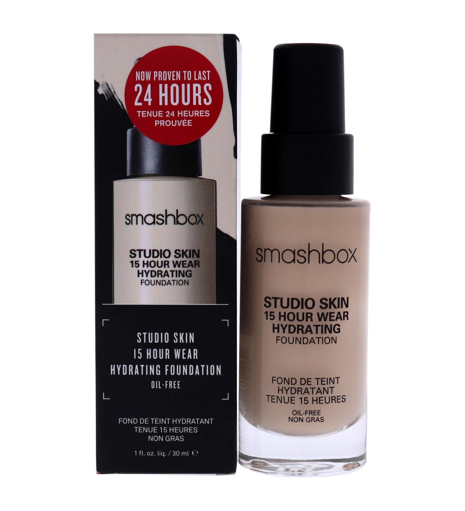 Smashbox Studio Skin 24HR Hydrating Foundation 0.3 Fair Neutral - 1 fl oz - Buy Online on SooperMarket.com