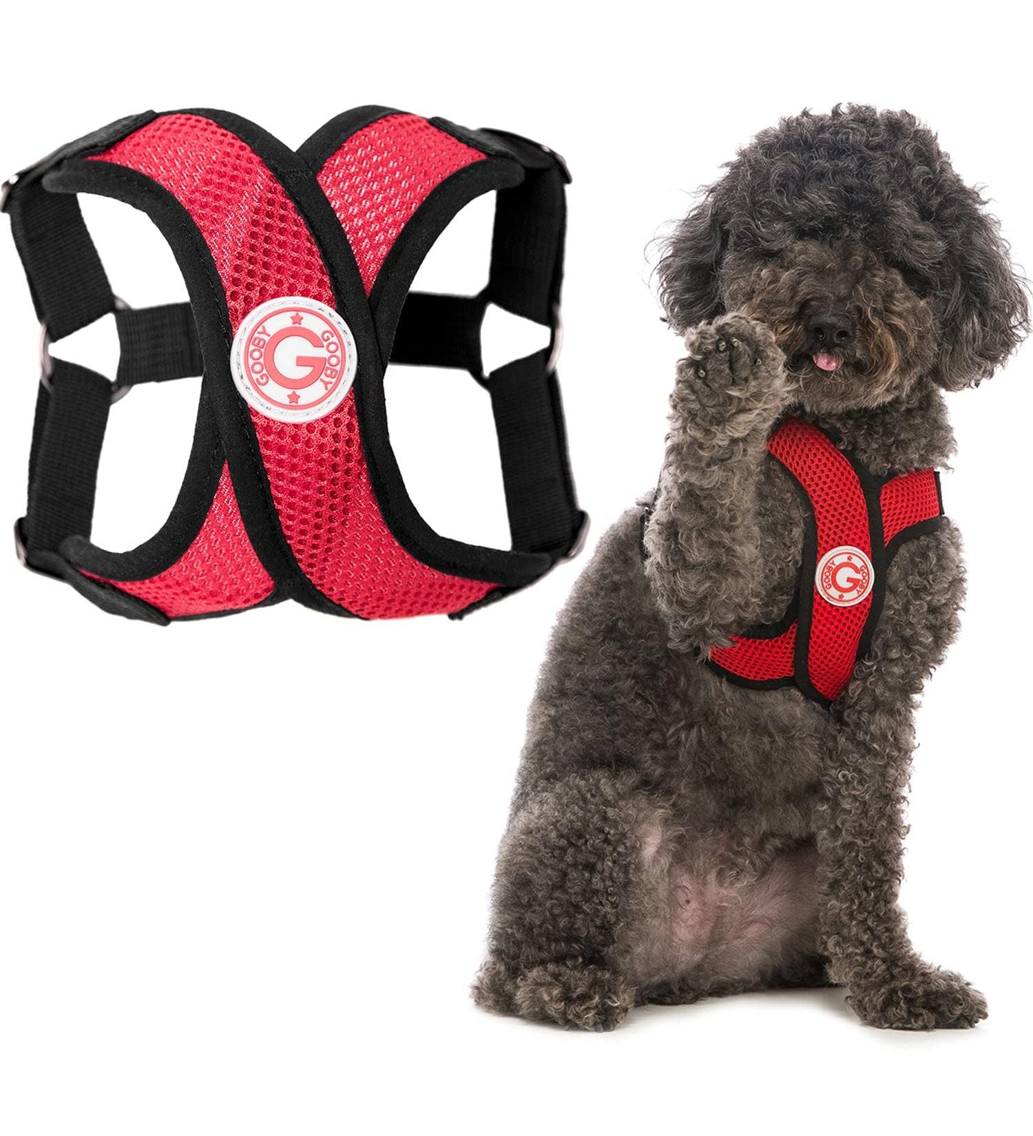 Gooby Choke Free Comfort X Step-In Dog Harness - Large Red (17-21) - Buy Online on SooperMarket.com