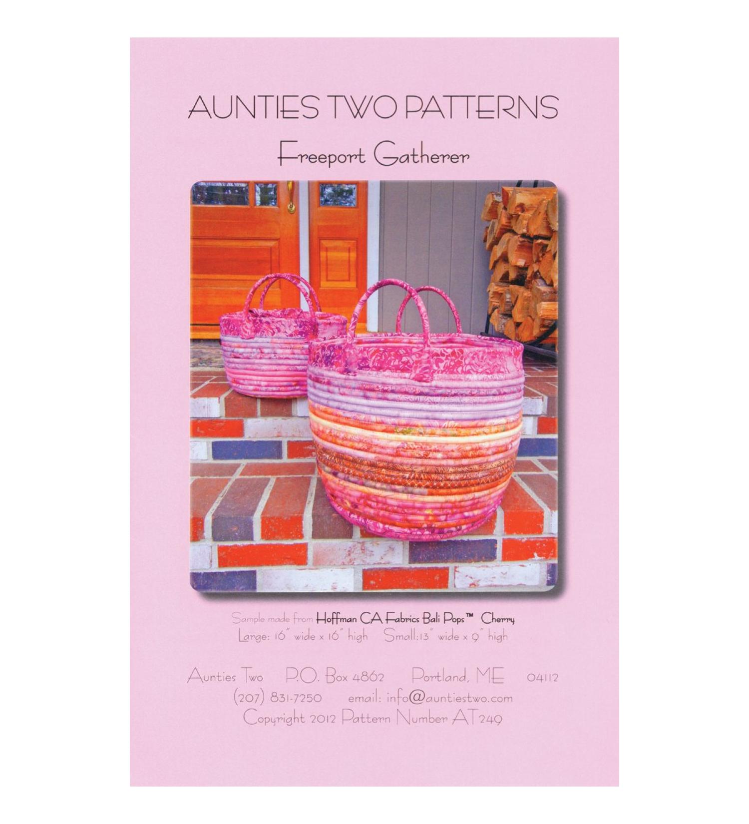 Aunties Two Patterns Freeport Gatherer Pattern