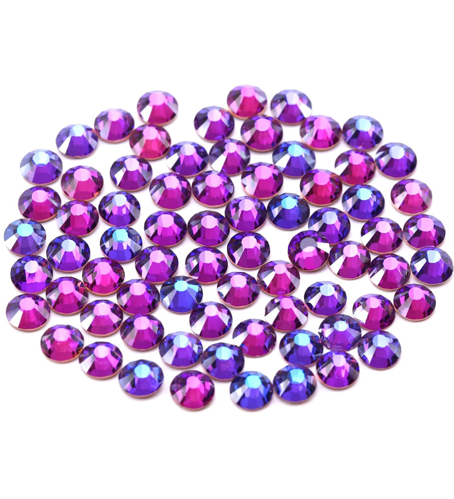 Yhmq 2880pcs Purple Velvet Rhinestones & Nail Crystals - SS10 (2.6mm & 2.8mm) for Stunning Nail Art - Buy Online on SooperMarket.com