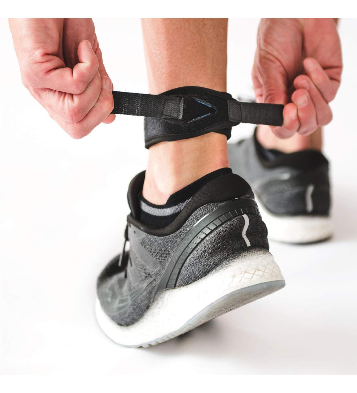 CROSSTRAP Achilles Strap - Small Black | Achilles Support for Running, Cycling, Hiking | Prevent Achilles Tendonitis | Sports Gear - Buy Online on SooperMarket.com