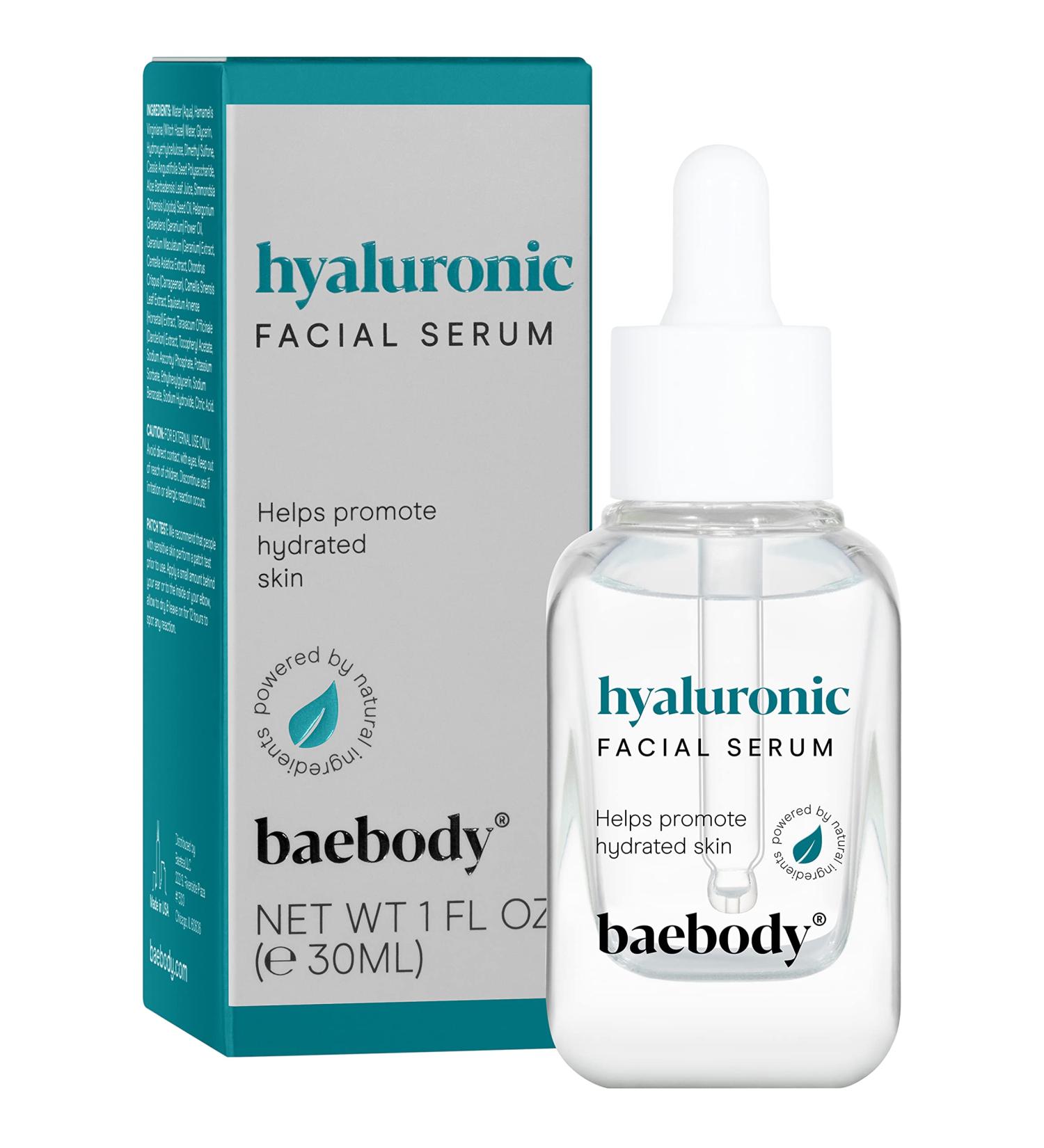 Baebody Hyaluronic Acid Serum 1 fl oz - Hydrating & Anti-Aging Skincare - Buy Online on SooperMarket.com