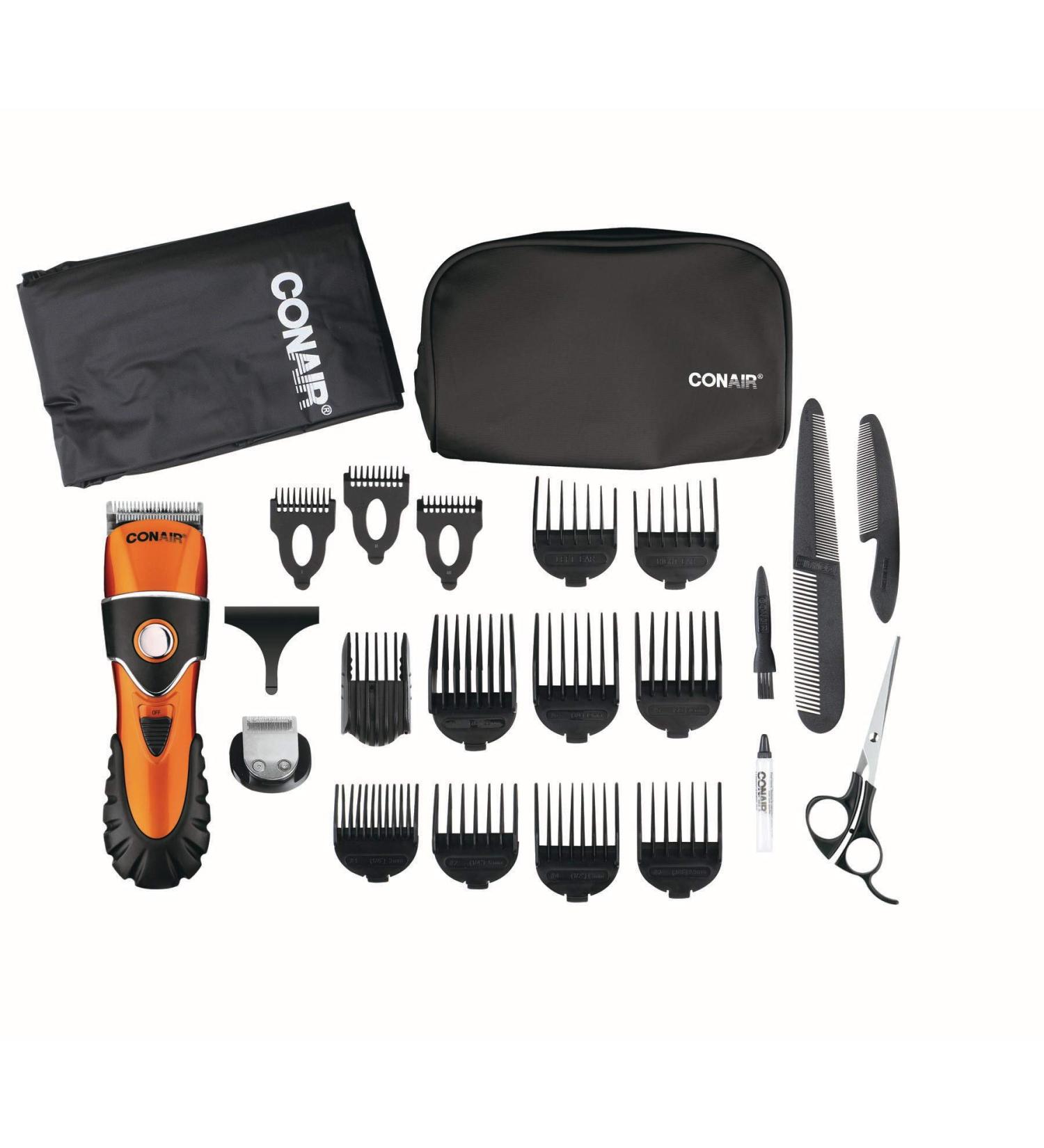 ConairMAN The Chopper - 24-Piece Hair Clipper Set for Men with Mustache & Beard Trimmer | International Shipping Available - Buy Online on SooperMarket.com