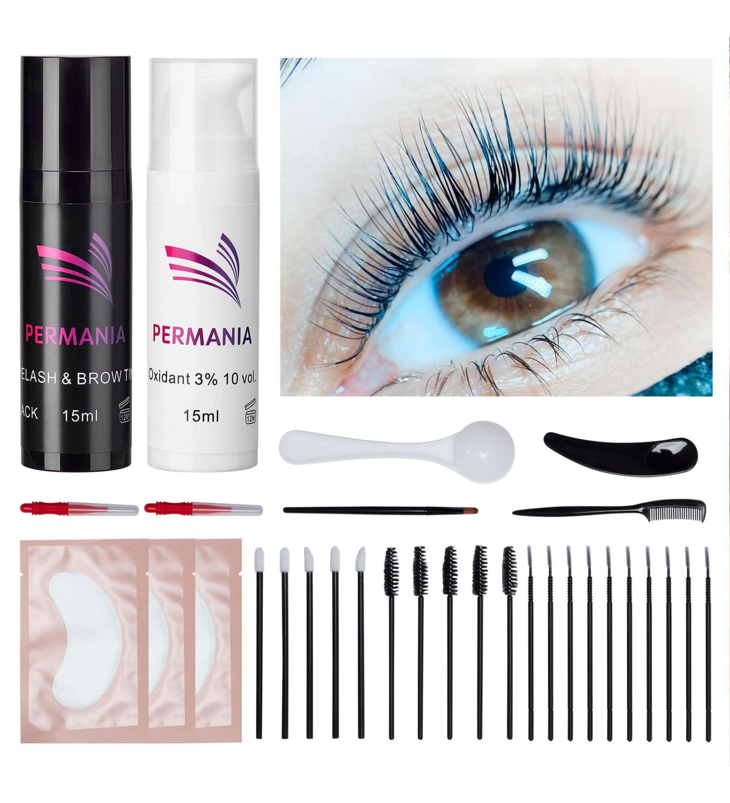 PERMANIA Eyelash & Eyebrow Training Kit - Black Color Developer 15ml - Buy Online on SooperMarket.com