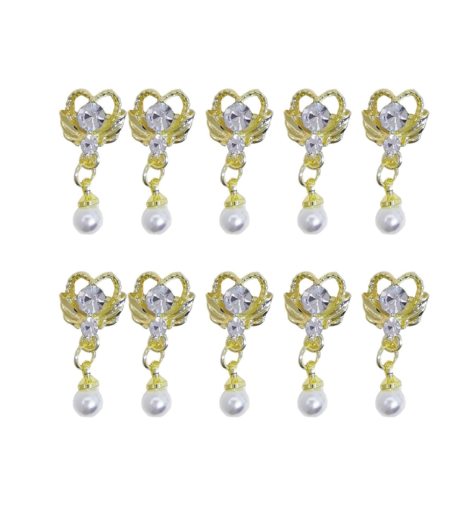 Worparsen Nail Jewelry Pendant Style Nail Art Decor DIY Manicures Gadget High Durability for Salon 1 Bag E - Buy Online on SooperMarket.com