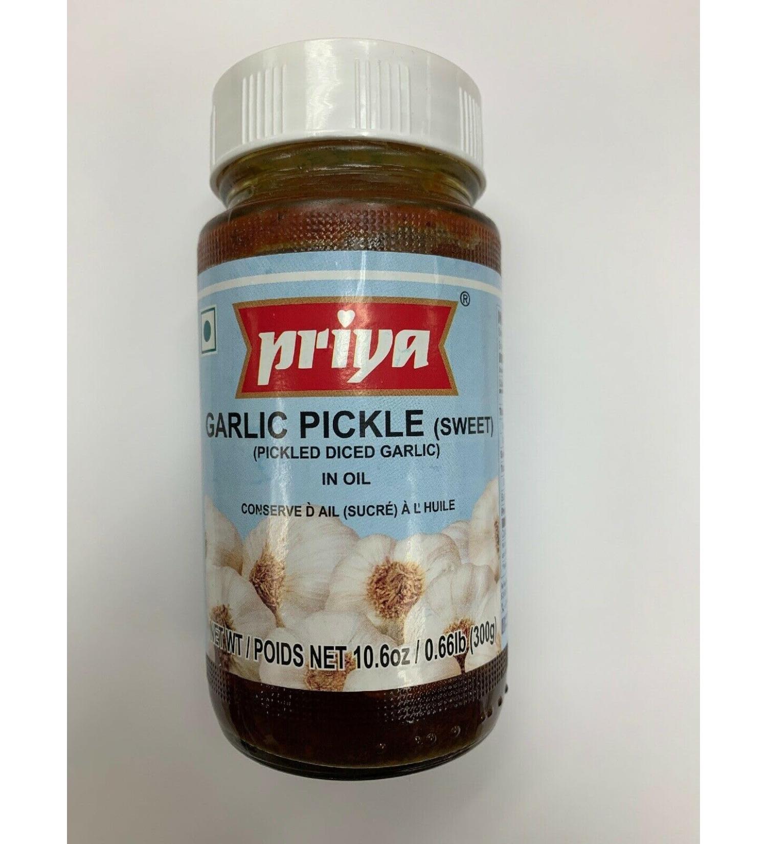 Seelans Priya Garlic pickle (Sweet) 300g (Pack of 2) | Garlic Sweet | Break Fast | healthy | indian origin