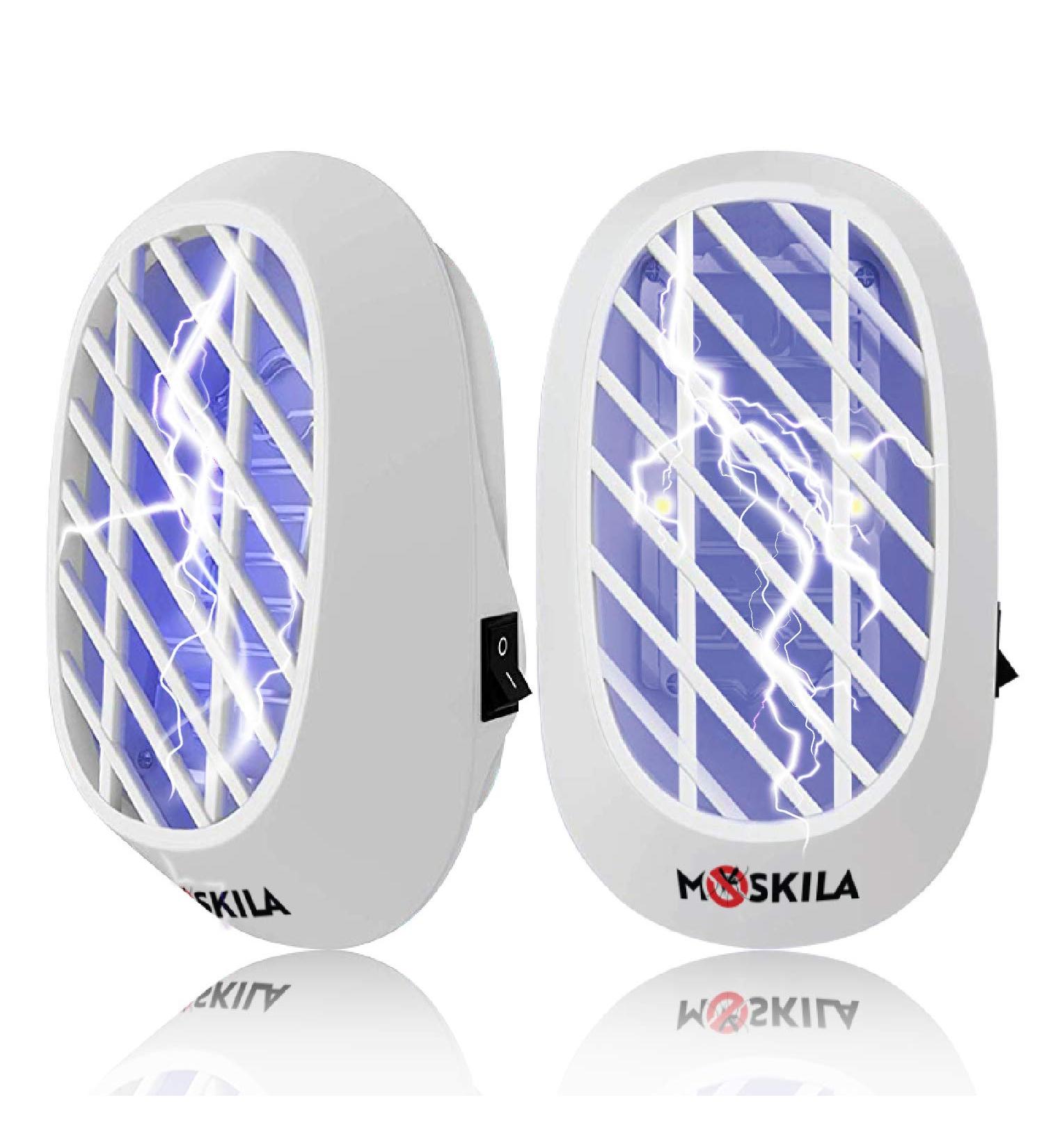 2 Packs Bug Zapper Indoor Plug in Fly Zapper Electric Fly Traps Indoor for Home Use Fruit Fly Traps Indoor Living Room Kitchen Bedroom - Buy Online on SooperMarket.com