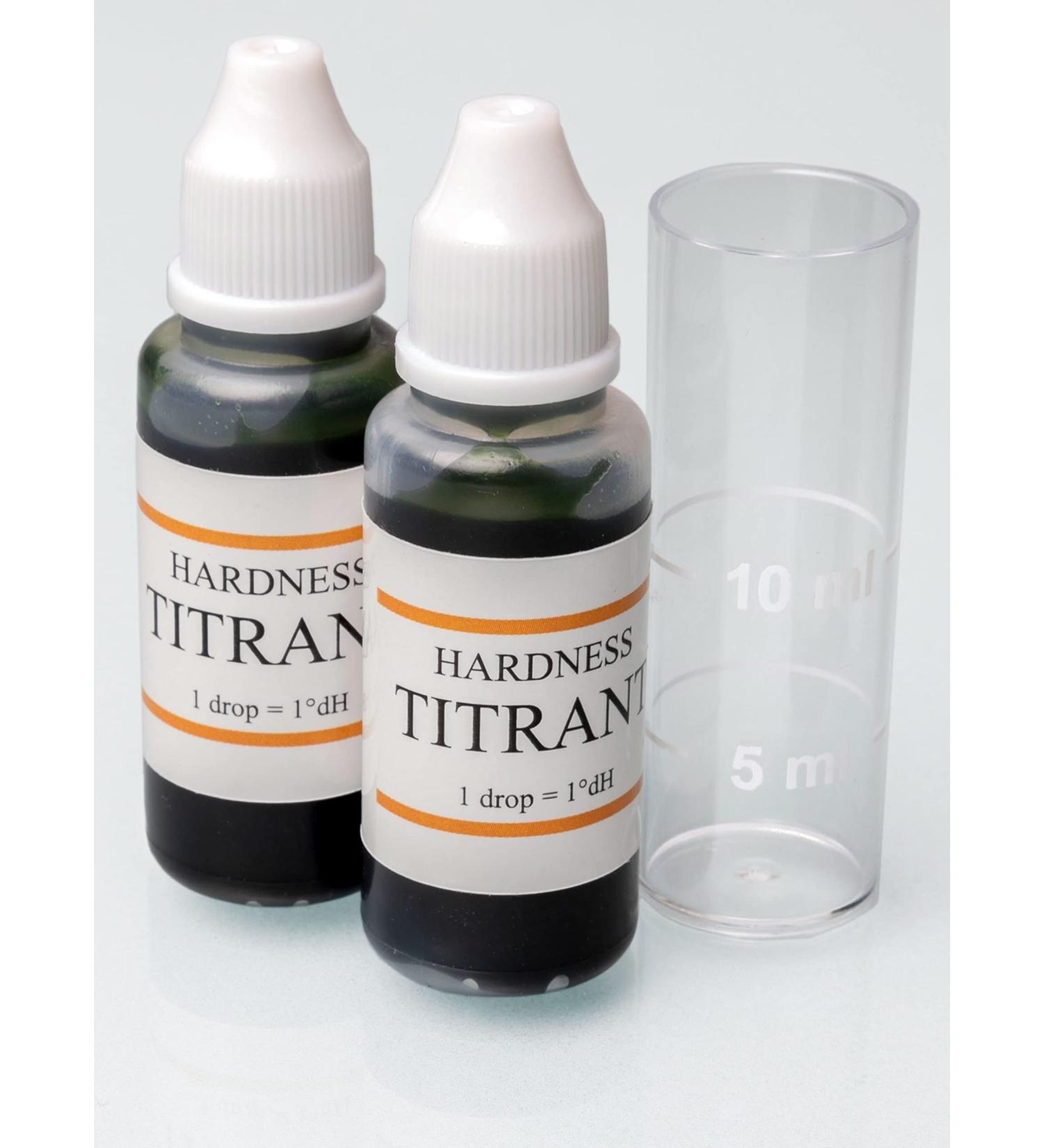 Medasa water hardness test set total hardness test measuring kit titration solution double pack